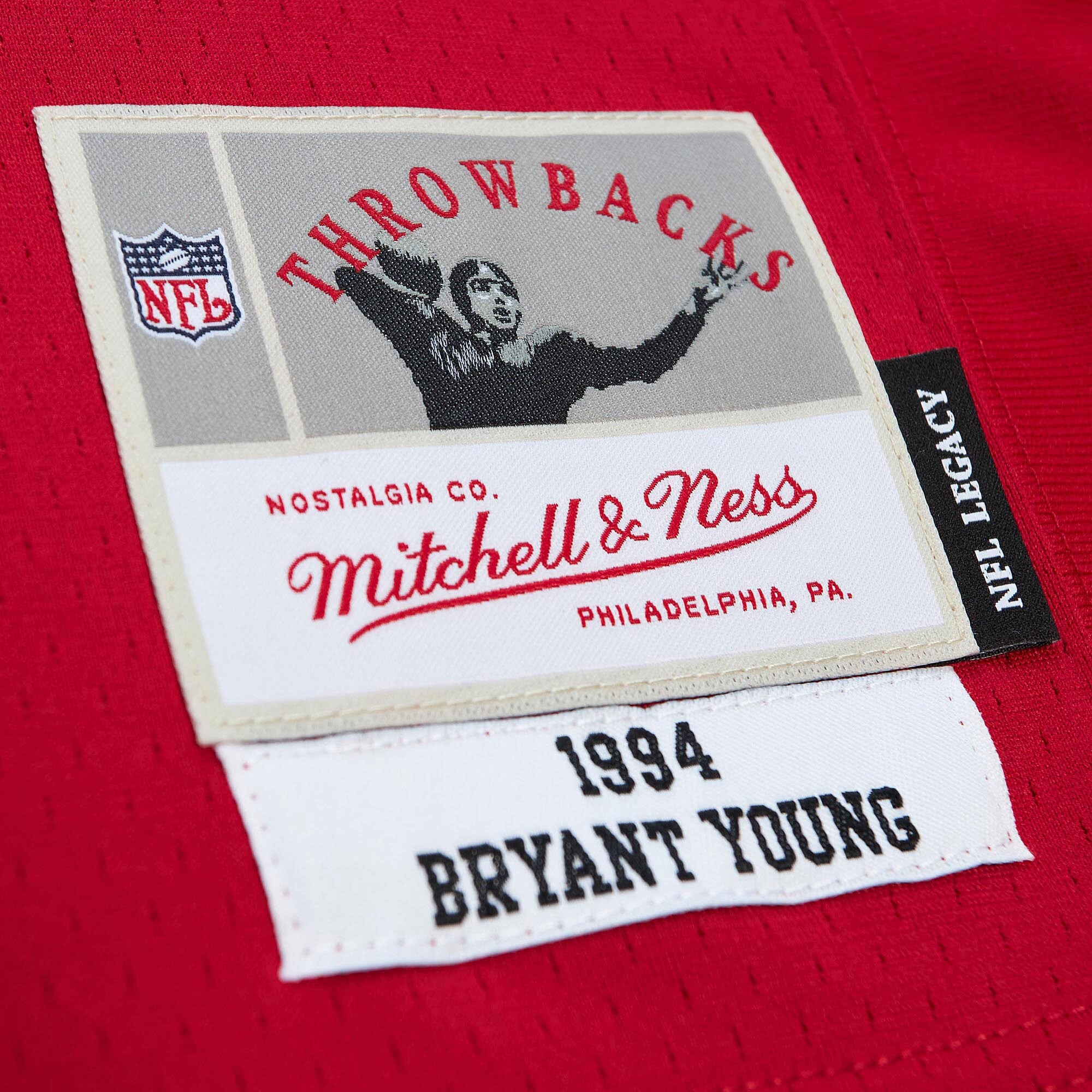 MENS MITCHELL & NESS NFL LEGACY JERSEY 49ERS 1994 BRYANT YOUNG