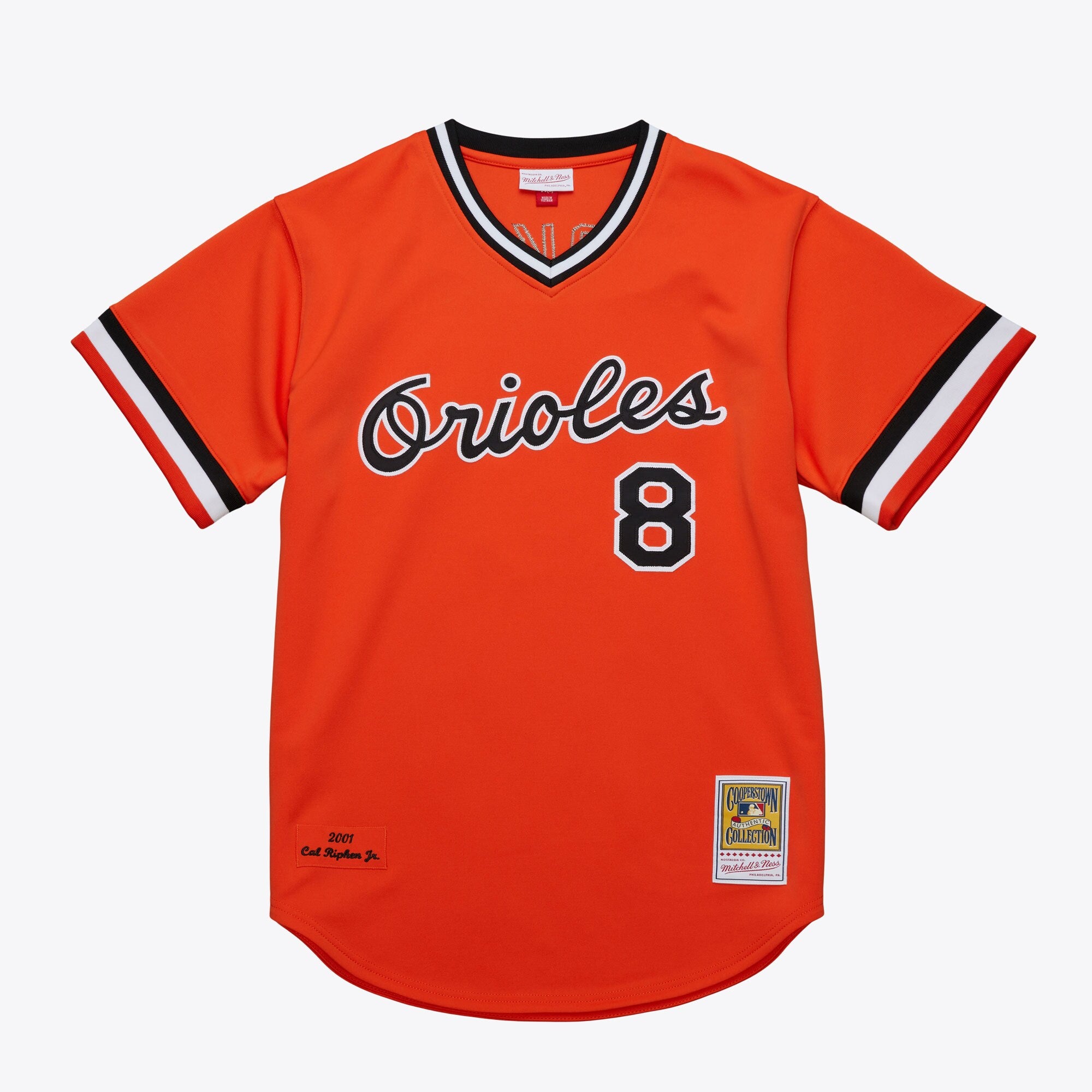 MENS MITCHELL & NESS MLB ALTERNATE JERSEY ORIOLES 2001 CAL RIPKEN JR