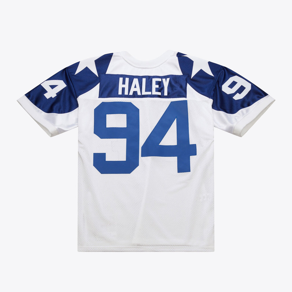 Mens Mitchell & Ness NFL WHITE JERSEY COWBOYS 1994 CHARLES HALEY