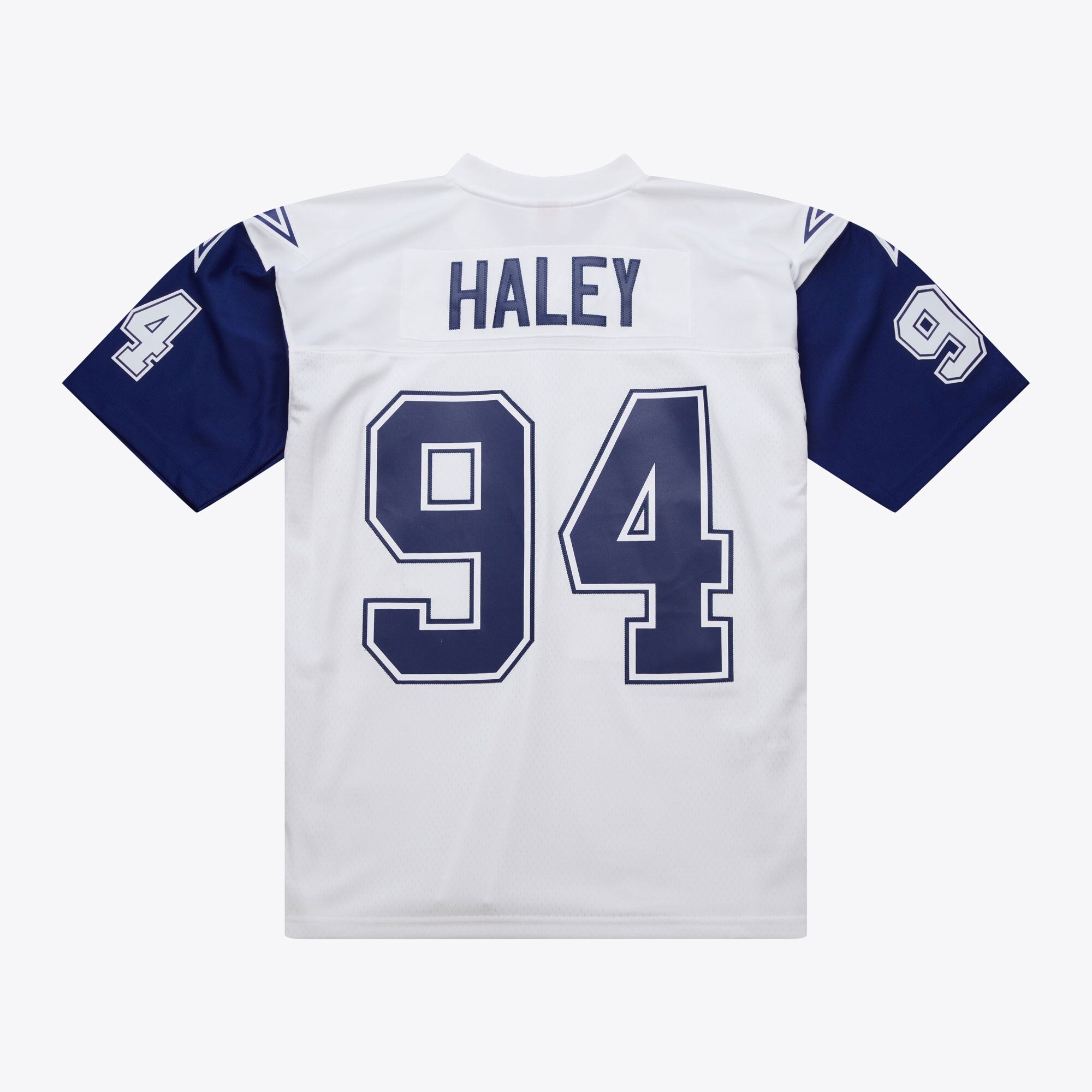 MENS MITCHELL & NESS NFL WHITE JERSEY COWBOYS 1994 CHARLES HALEY