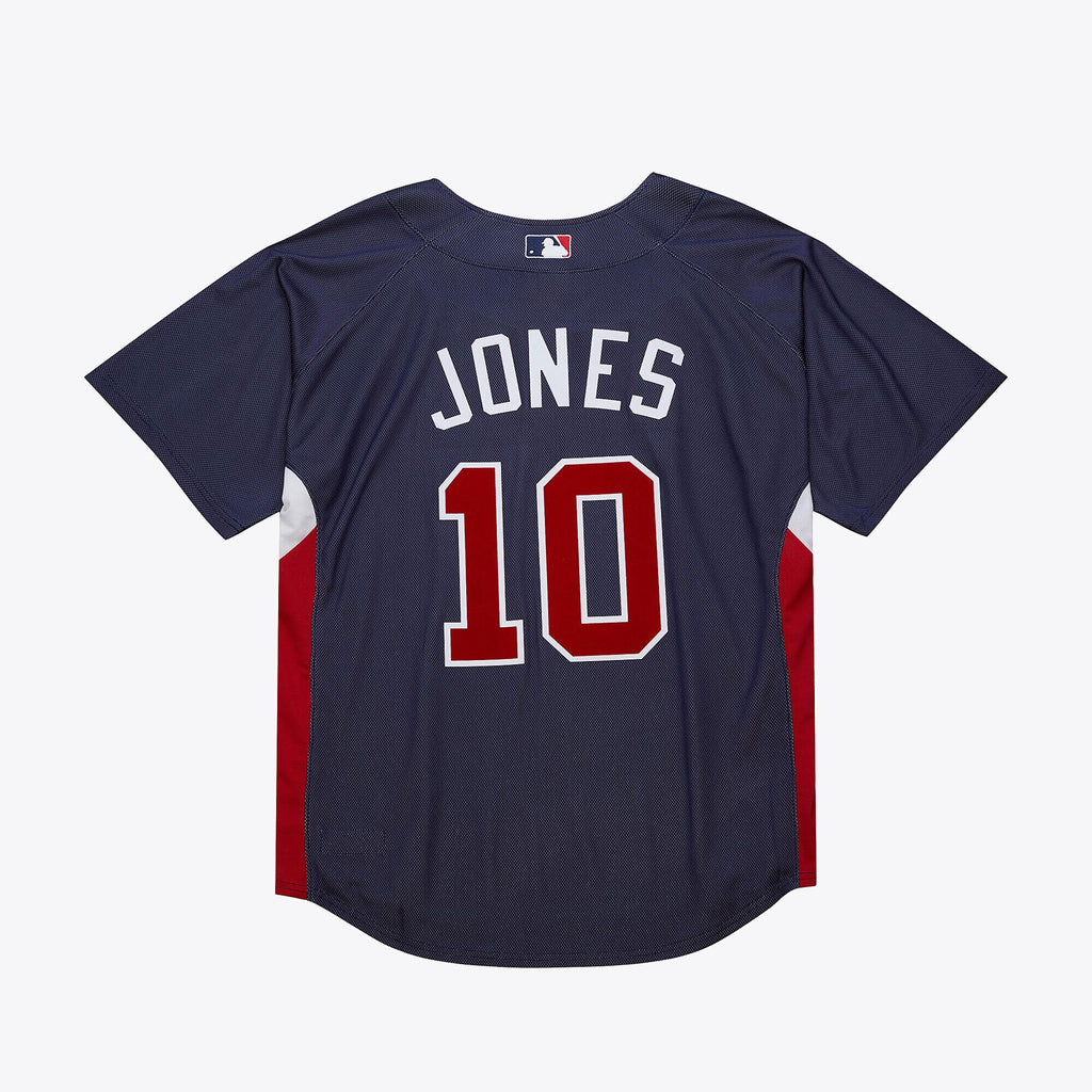 MENS MITCHELL & NESS MLB DARK JERSEY BRAVES 2007 CHIPPER JONES