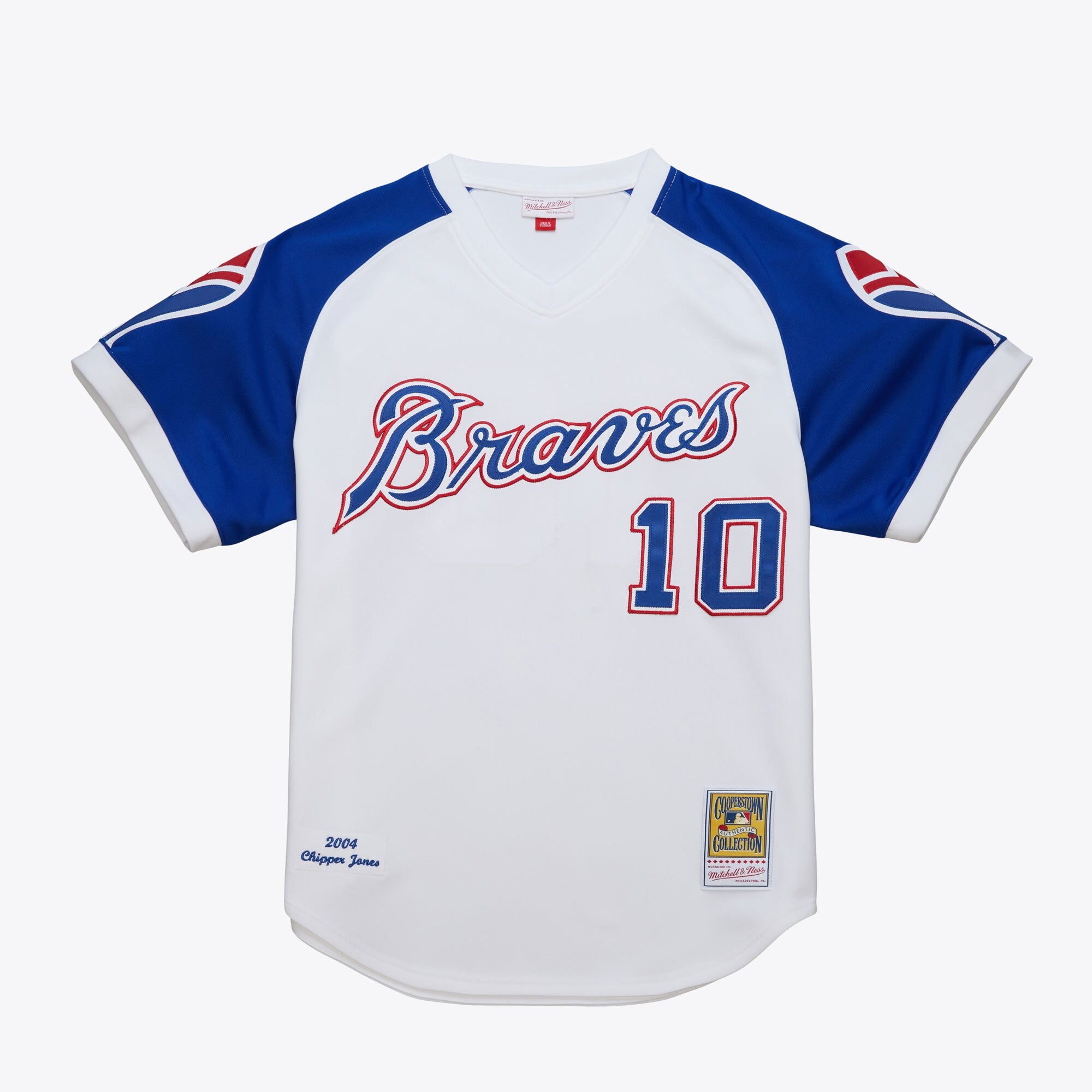 MENS MITCHELL & NESS MLB ALTERNATE JERSEY BRAVES 2004 CHIPPER JONES