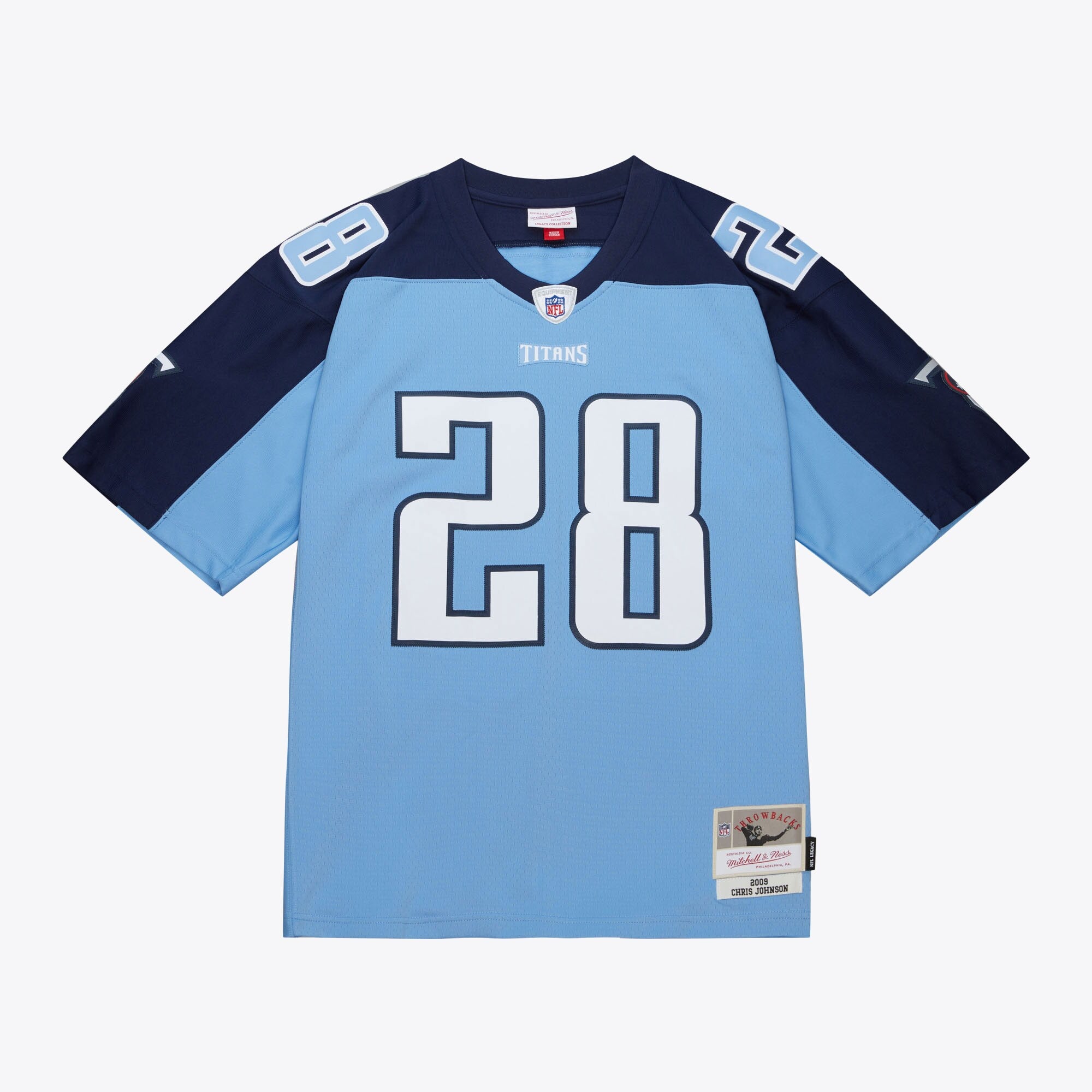 Mens Mitchell & Ness NFL ALTERNATE JERSEY TITANS 2009 CHRIS JOHNSON