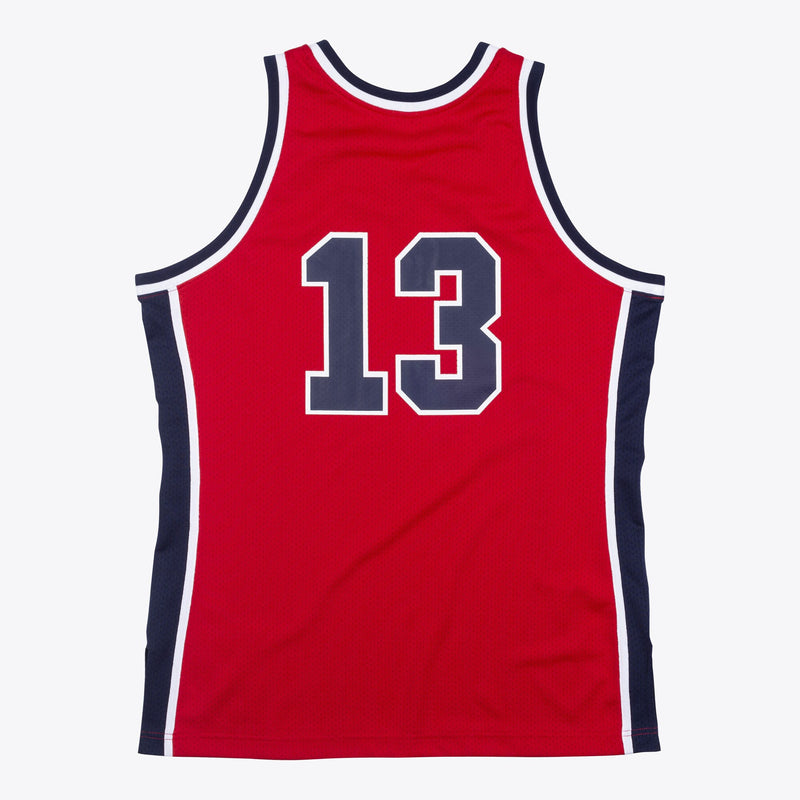 MENS MITCHELL & NESS AUTHENTIC JERSEY USA 1984 CHRIS MULLIN