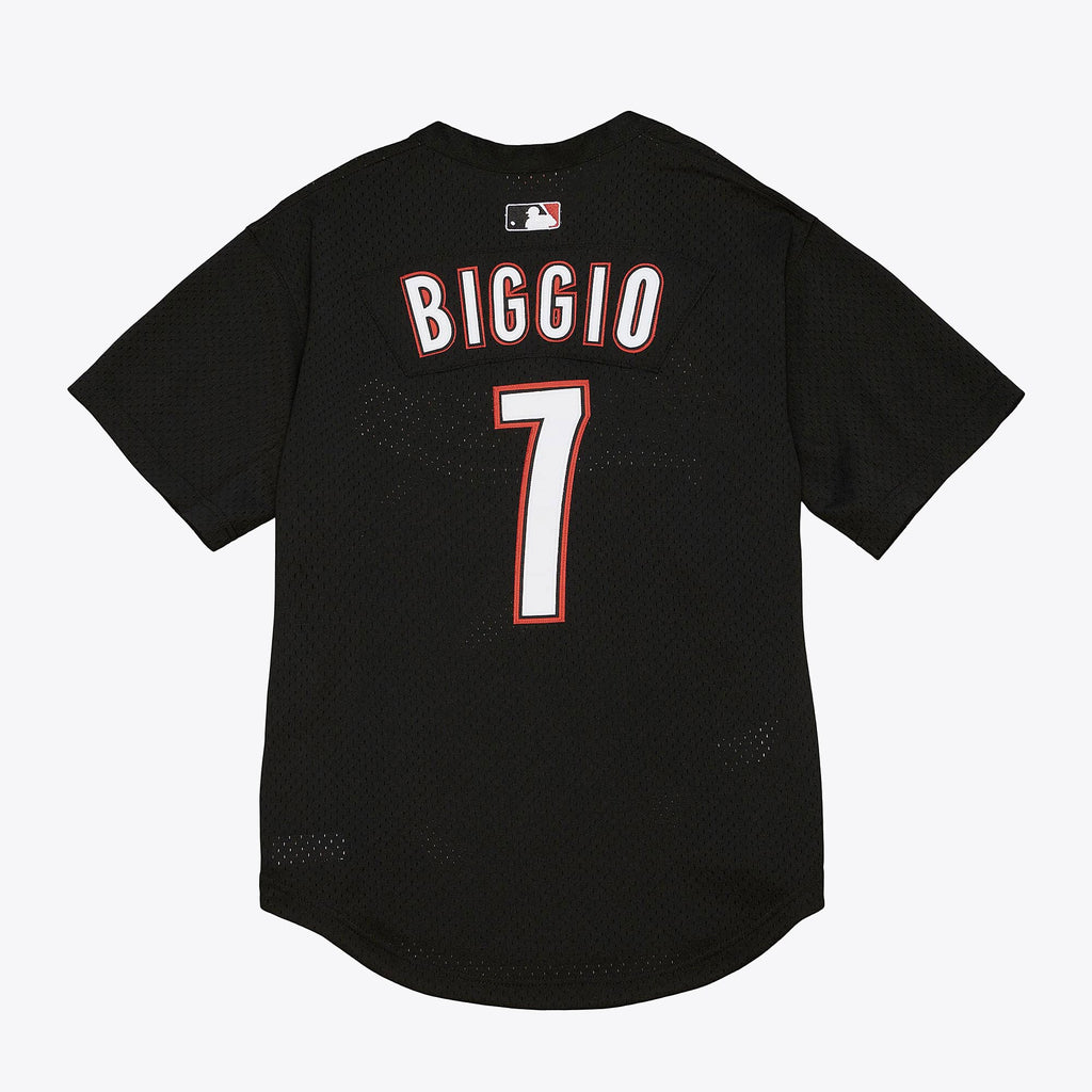 MENS MITCHELL & NESS MLB DARK BP JERSEY ASTROS 2002 CRAIG BIGGIO