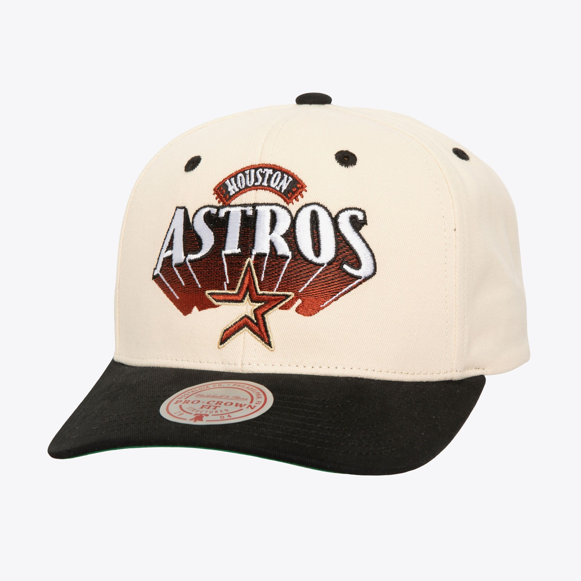 Mens Mitchell & Ness MLB HORIZON PRO SNAPBACK COOP ASTROS