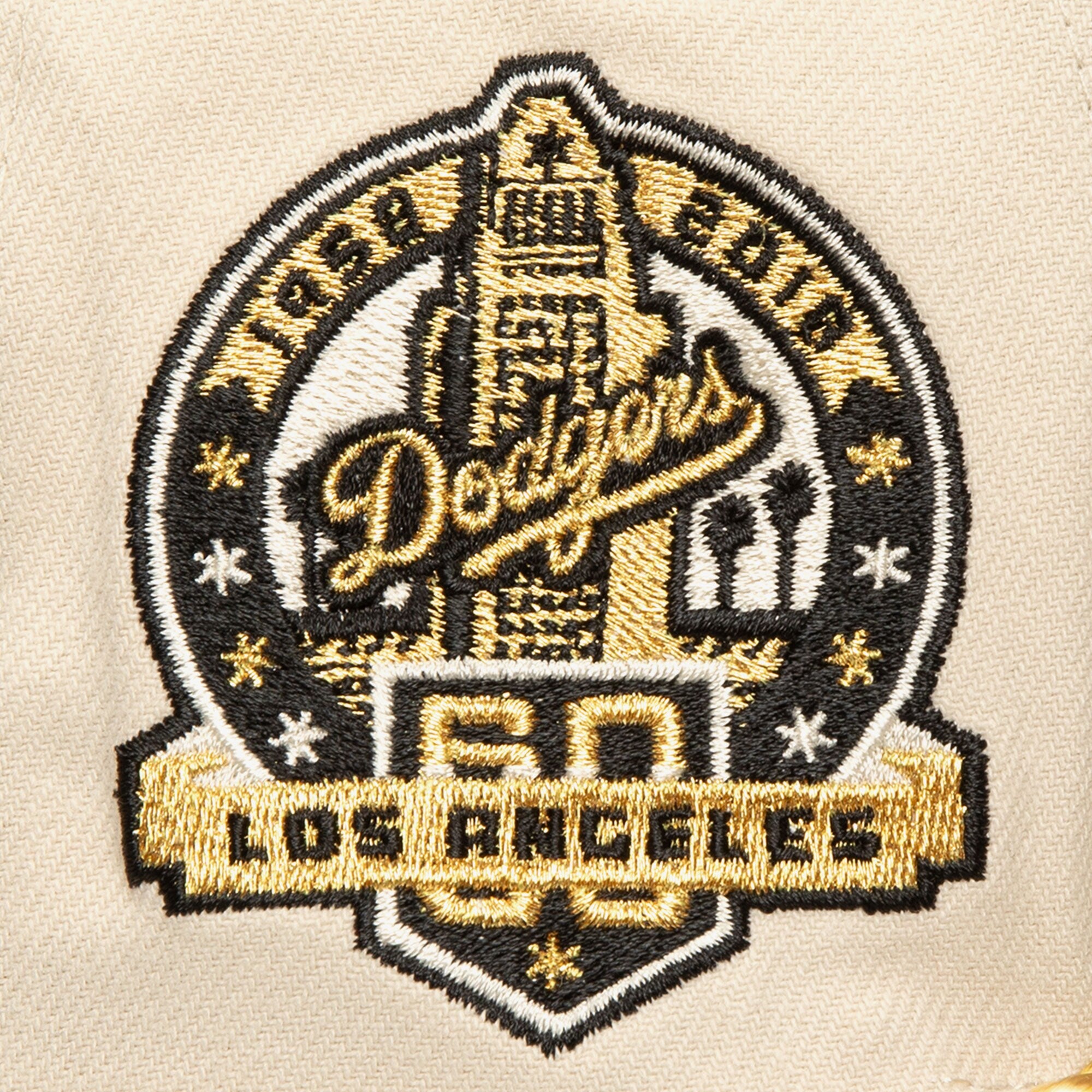 MENS MITCHELL & NESS MLB GOLDEN IVORY SNAPBACK DODGERS