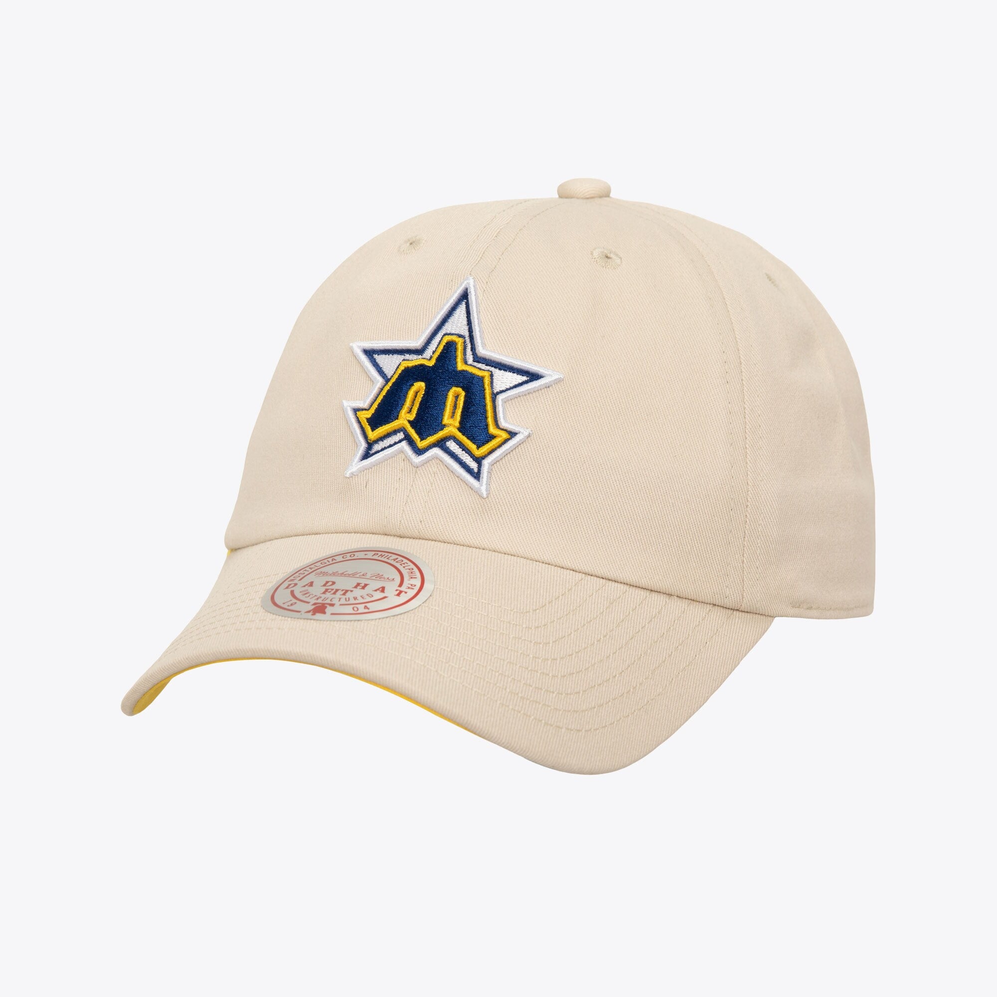 MENS MITCHELL & NESS MLB SSWAGGER STRAPBACK COOP MARINERS