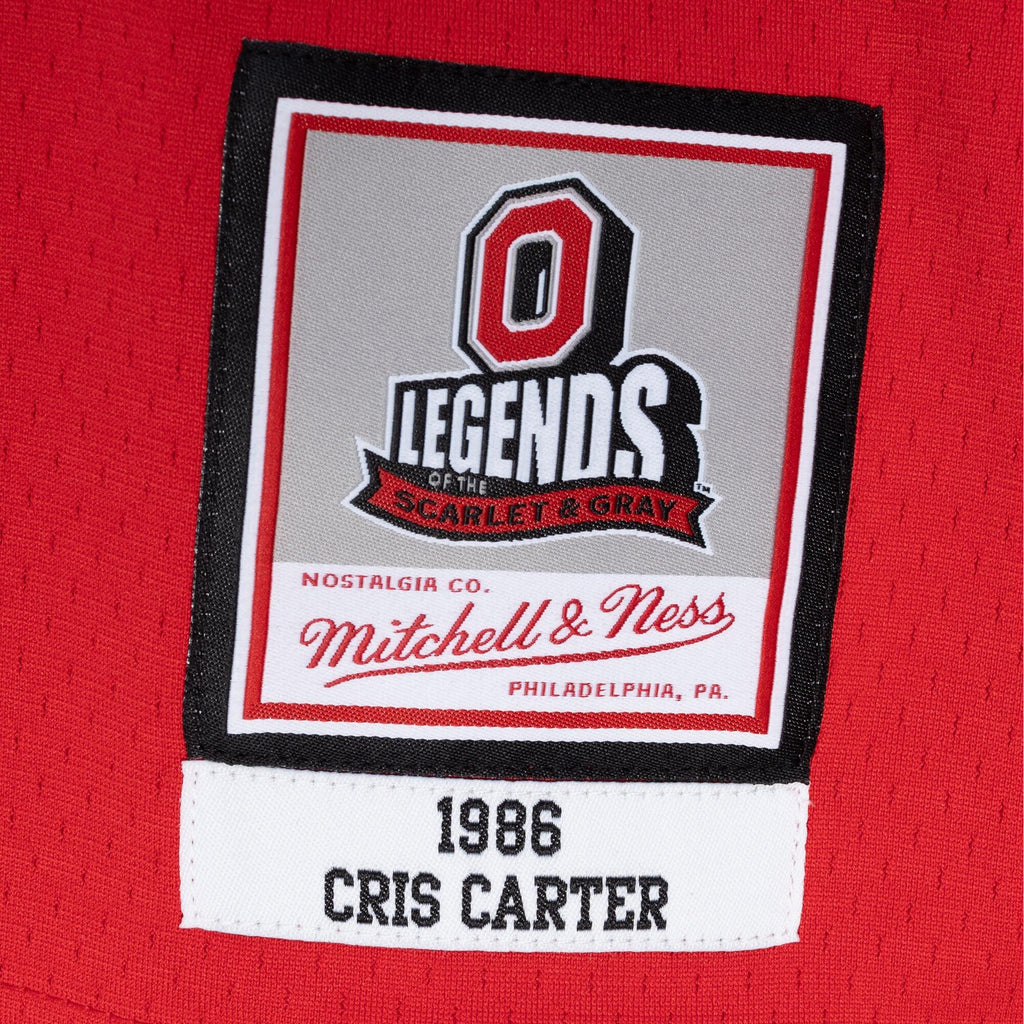 Mens Mitchell & Ness NCAA DARK JERSEY OHIO STATE 1986 CRIS CARTER