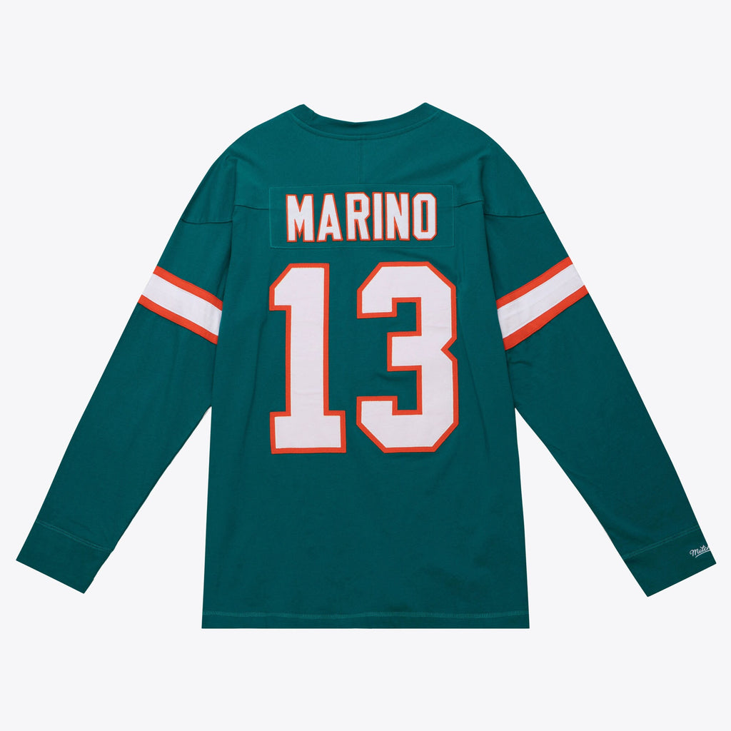 Mens Mitchell & Ness NFL N&N LS TEE DOLPHINS 1994 DAN MARINO