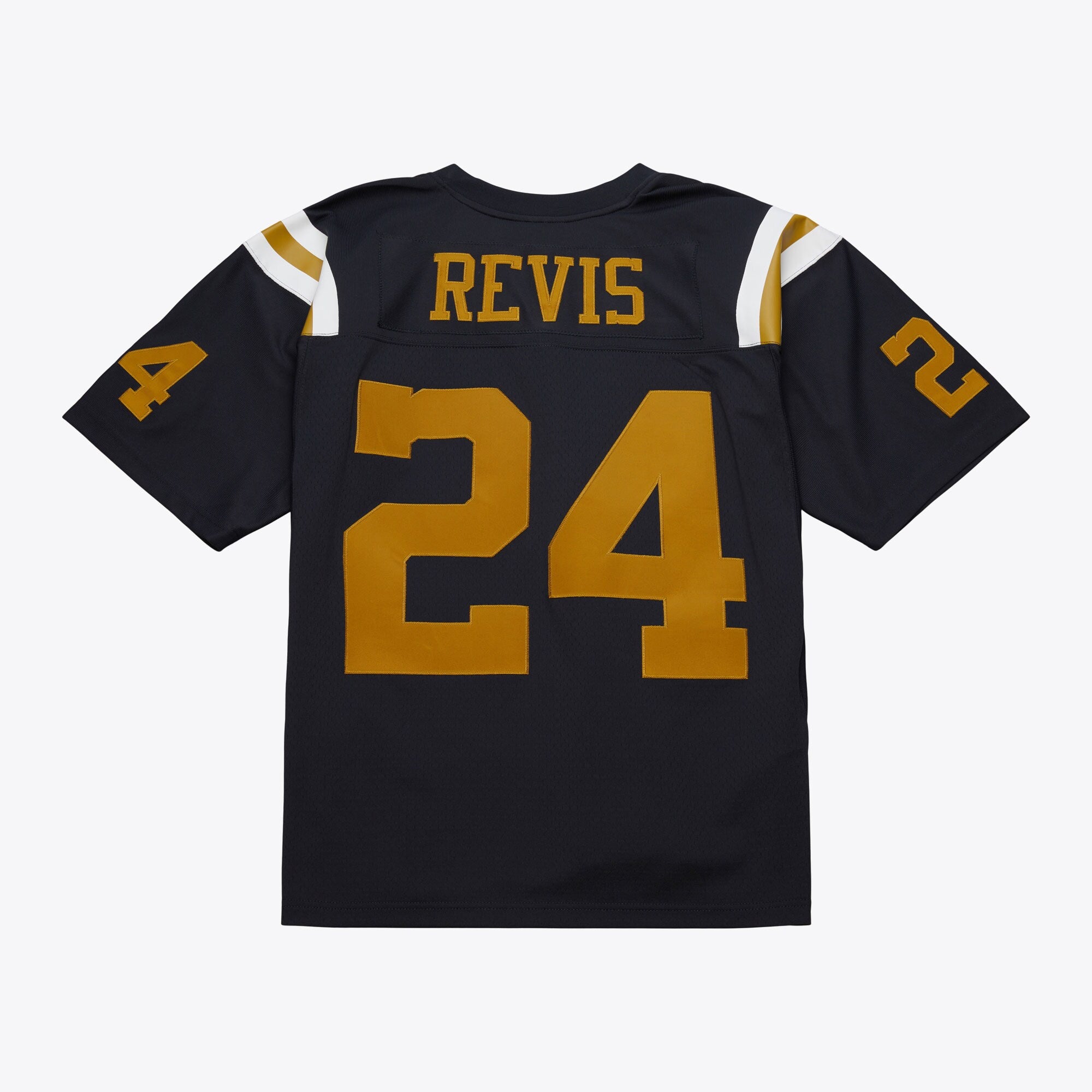 MENS MITCHELL & NESS NFL DARK JERSEY JETS 2008 DARRELLE REVIS
