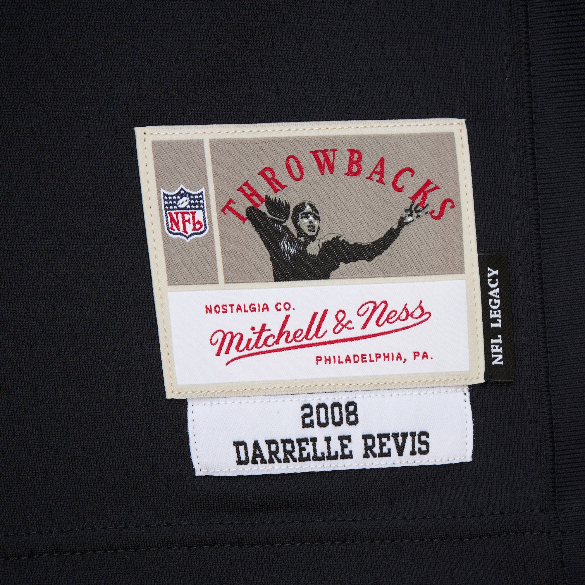 MENS MITCHELL & NESS NFL DARK JERSEY JETS 2008 DARRELLE REVIS