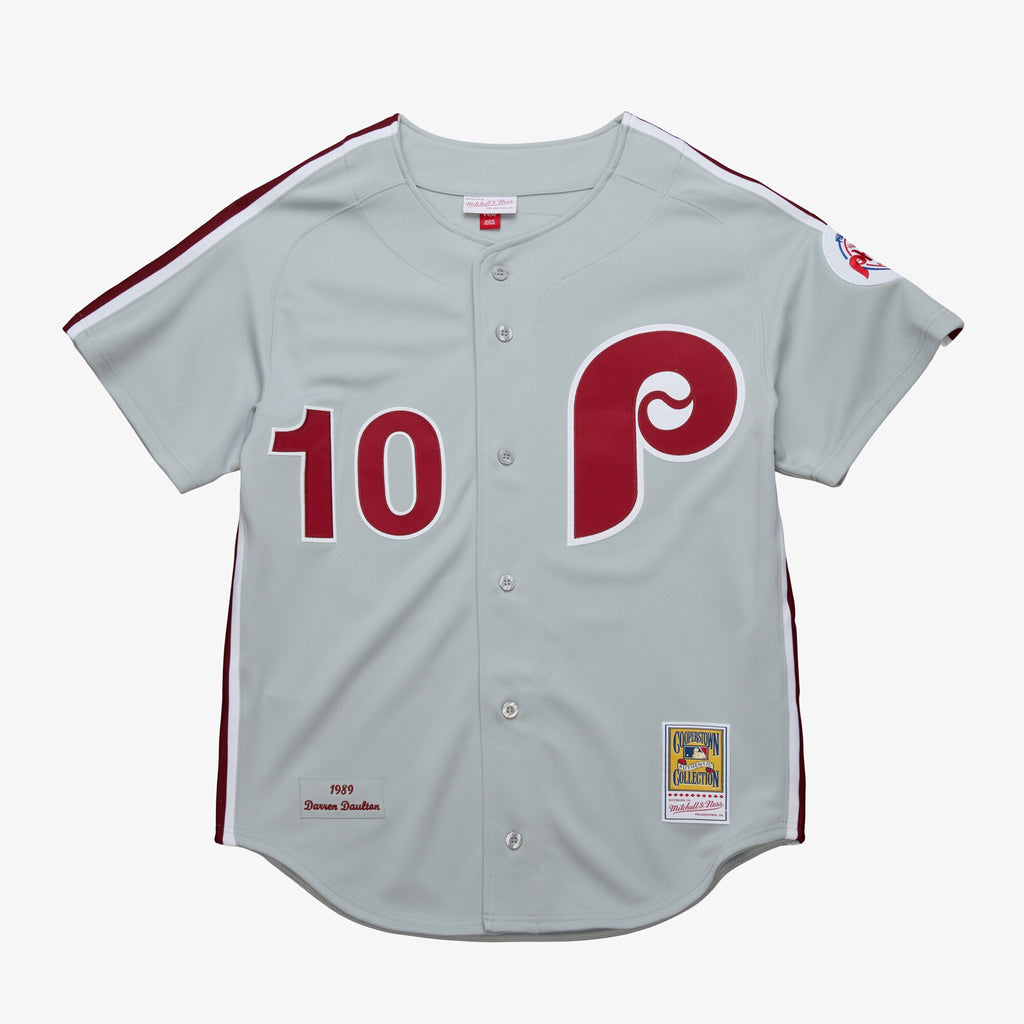 Mens Mitchell & Ness MLB DARK JERSEY PHILLIES 1989 DARREN DAULTON