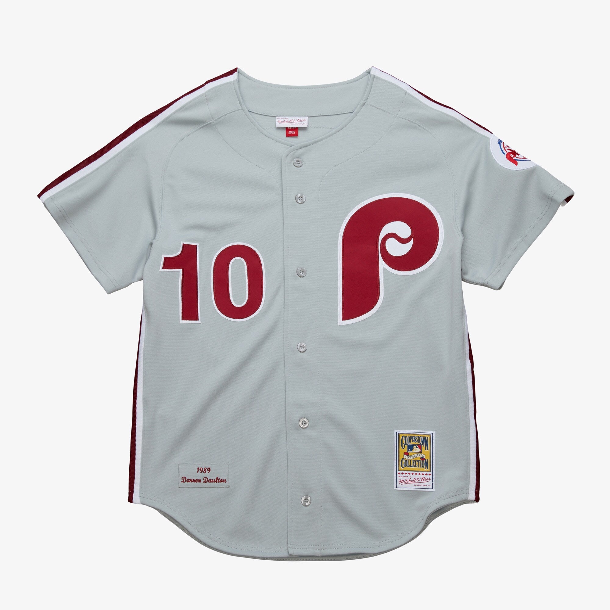 Mens Mitchell & Ness MLB DARK JERSEY PHILLIES 1989 DARREN DAULTON