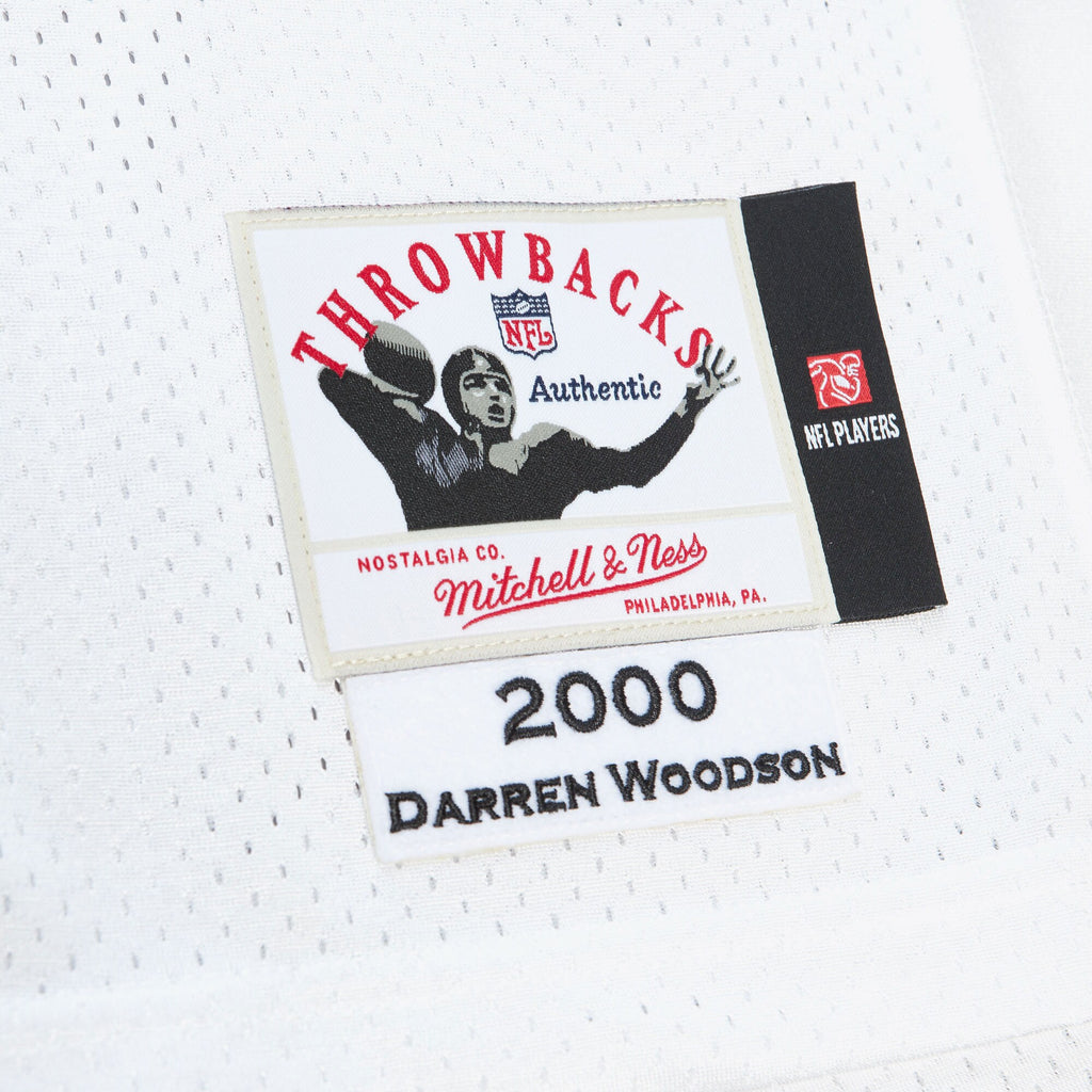 Mens Mitchell & Ness NFL WHITE JERSEY COWBOYS 2000 DARREN WOODSON