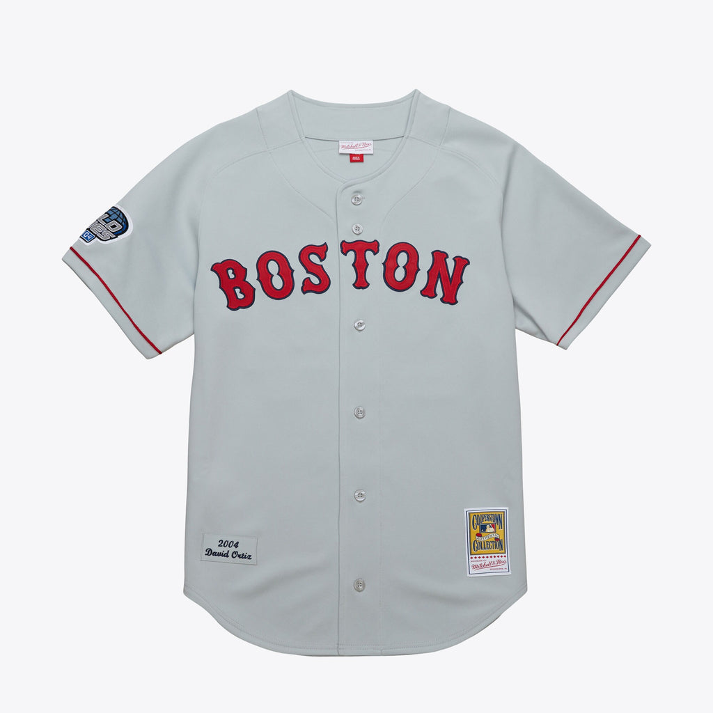 Mens Mitchell & Ness MLB DARK JERSEY RED SOX 2004 DAVID ORTIZ