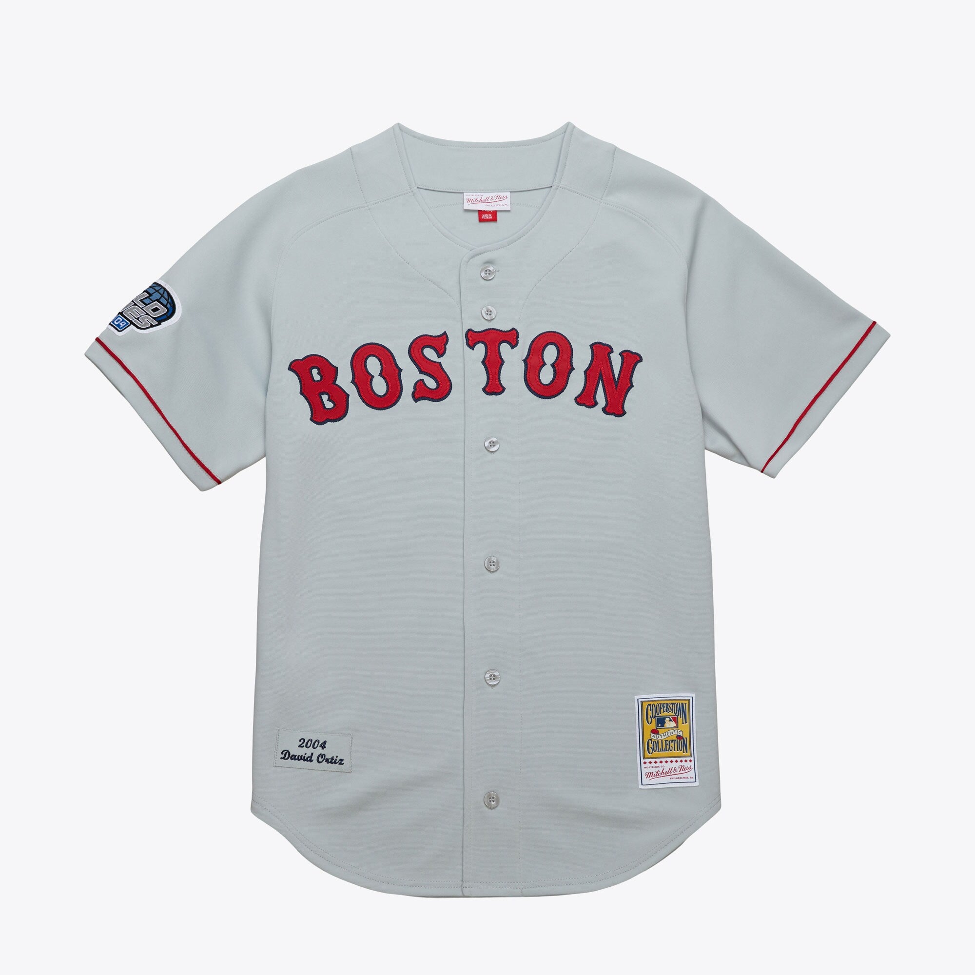 Mens Mitchell & Ness MLB DARK JERSEY RED SOX 2004 DAVID ORTIZ