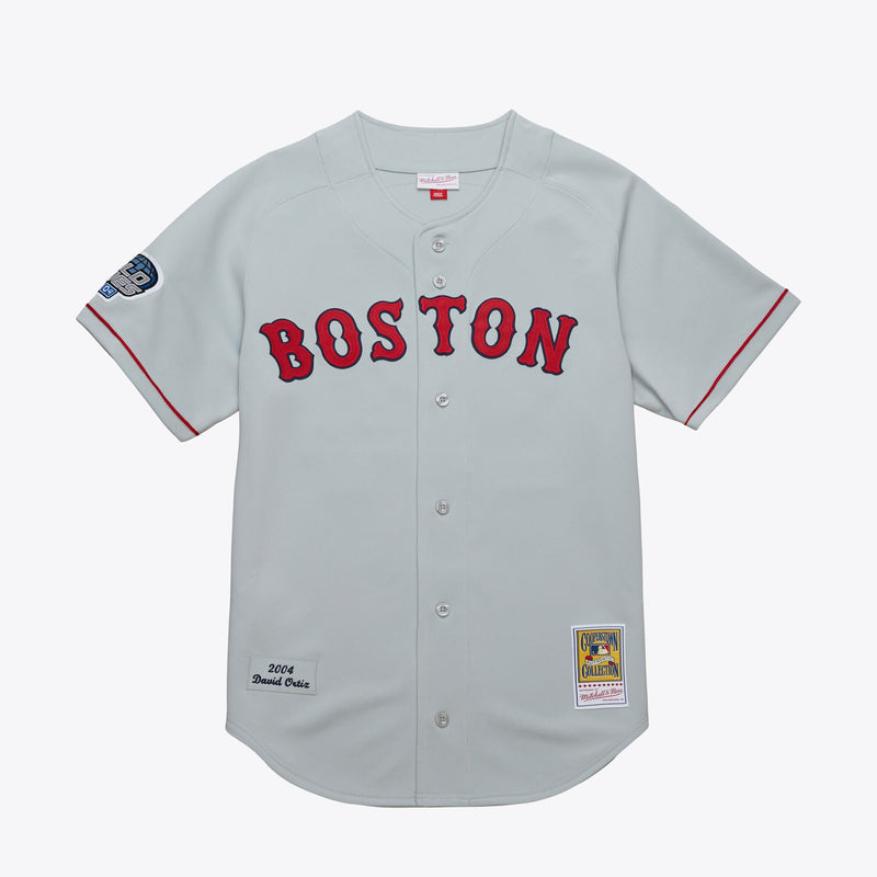 Mens Mitchell & Ness MLB DARK JERSEY RED SOX 2004 DAVID ORTIZ