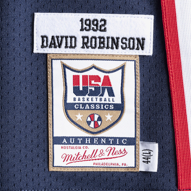 MENS MITCHELL & NESS AUTHENTIC JERSEY TEAM USA 1992 DAVID ROBINSON