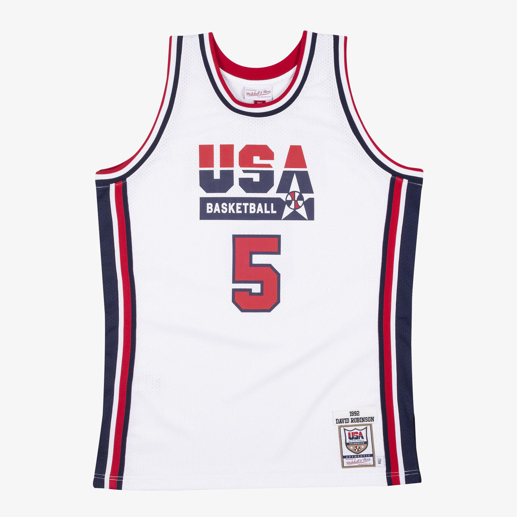 Mens Mitchell & Ness NBA AUTHENTIC JERSEY USA 1992 DAVID ROBINSON