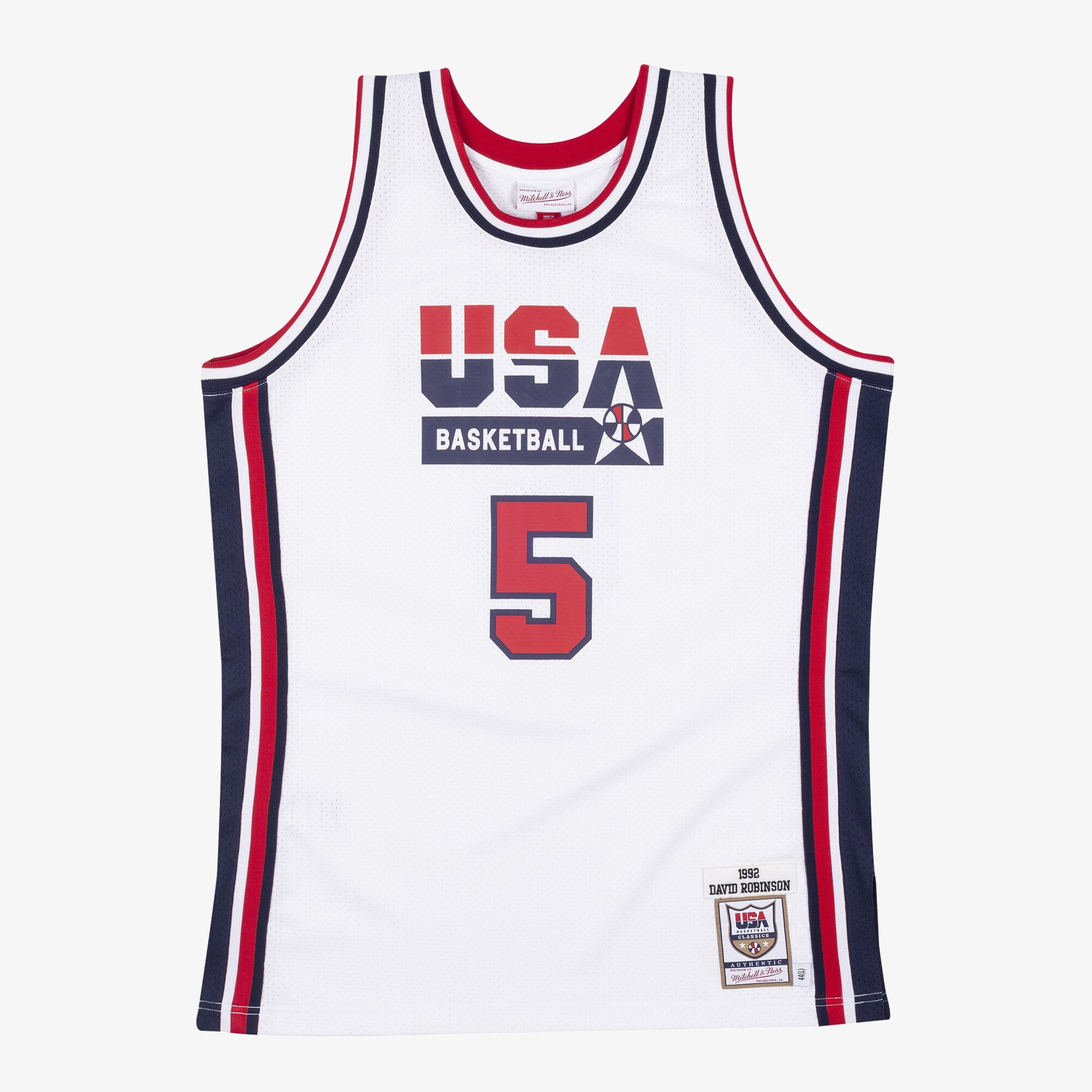 Mens Mitchell & Ness NBA AUTHENTIC JERSEY USA 1992 DAVID ROBINSON