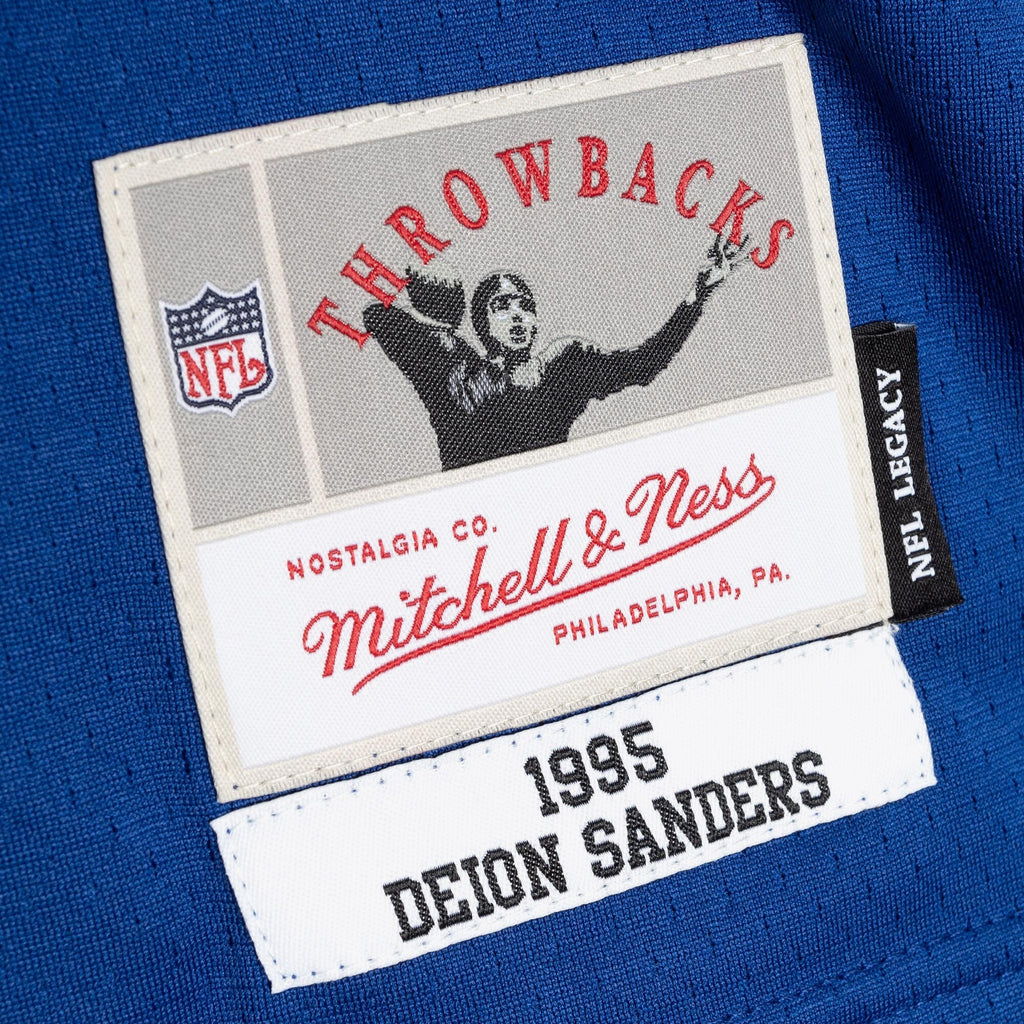 MENS MITCHELL & NESS NFL DARK JERSEY COWBOYS 1995 DEION SANDERS