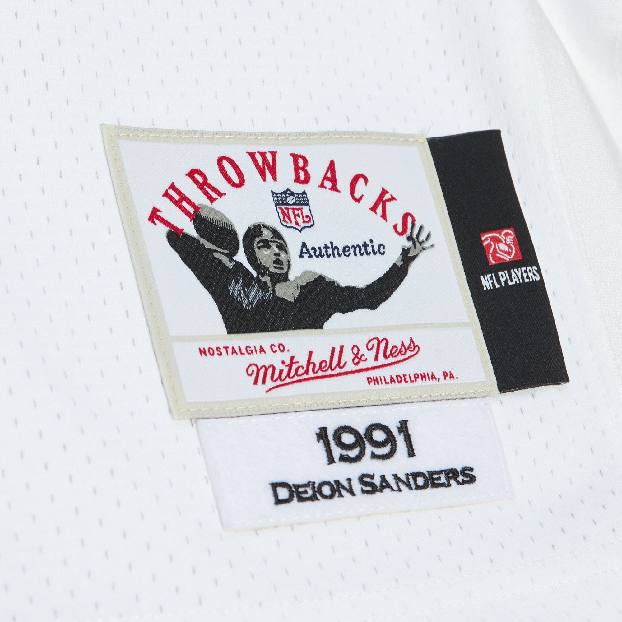 Mens Mitchell & Ness NFL AUTHENTIC JERSEY FALCONS 1991 DEION SANDERS