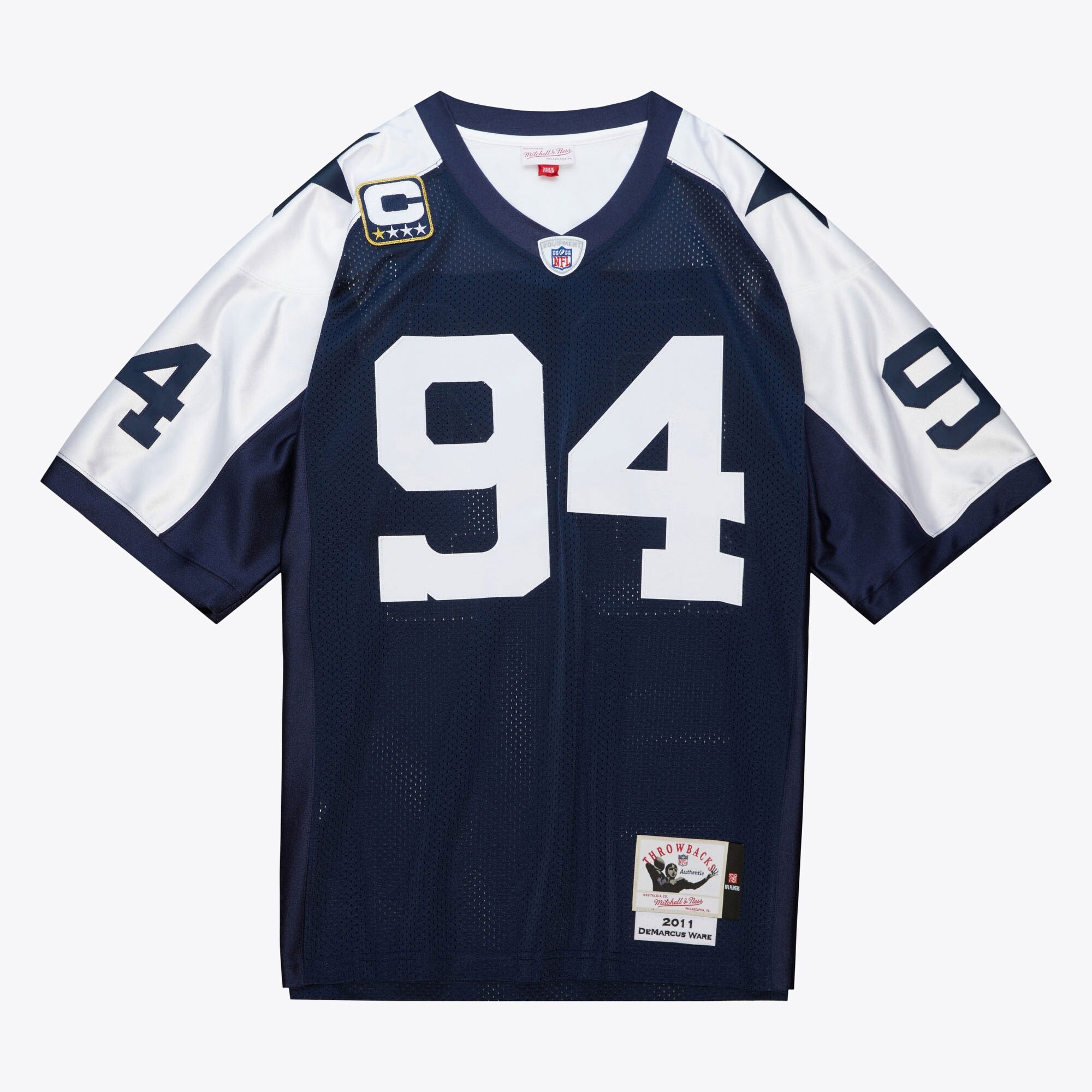 Mens Mitchell & Ness NFL AUTHENTIC JERSEY COWBOYS 11 DEMARCUS WARE