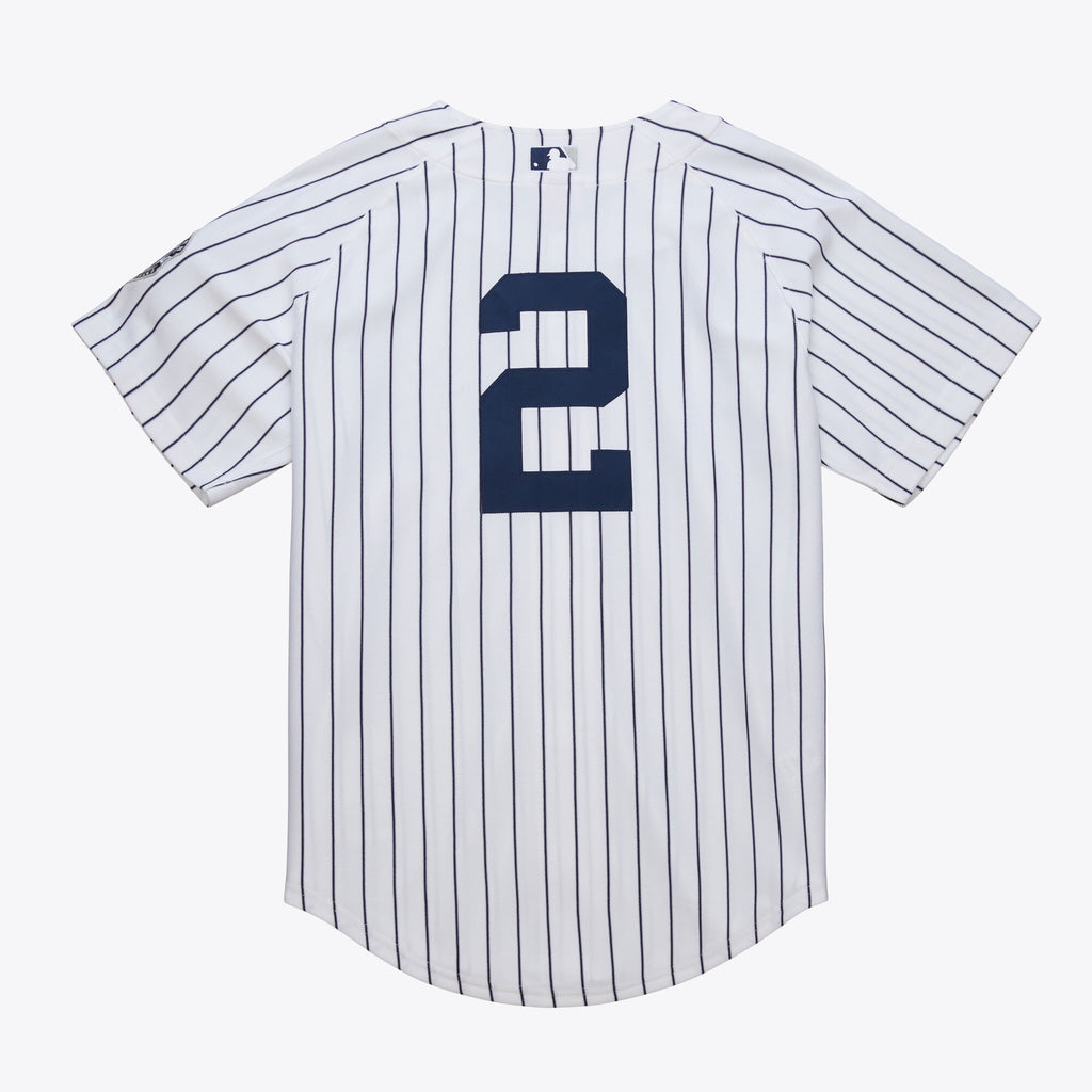 Mens Mitchell & Ness MLB WHITE HOME JERSEY YANKEES 2014 DEREK JETER