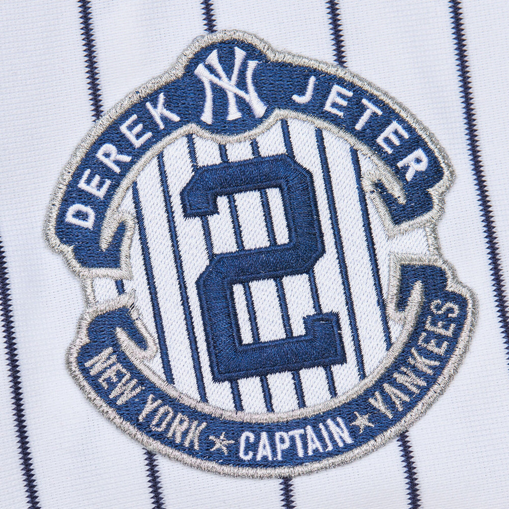 Mens Mitchell & Ness MLB WHITE HOME JERSEY YANKEES 2014 DEREK JETER