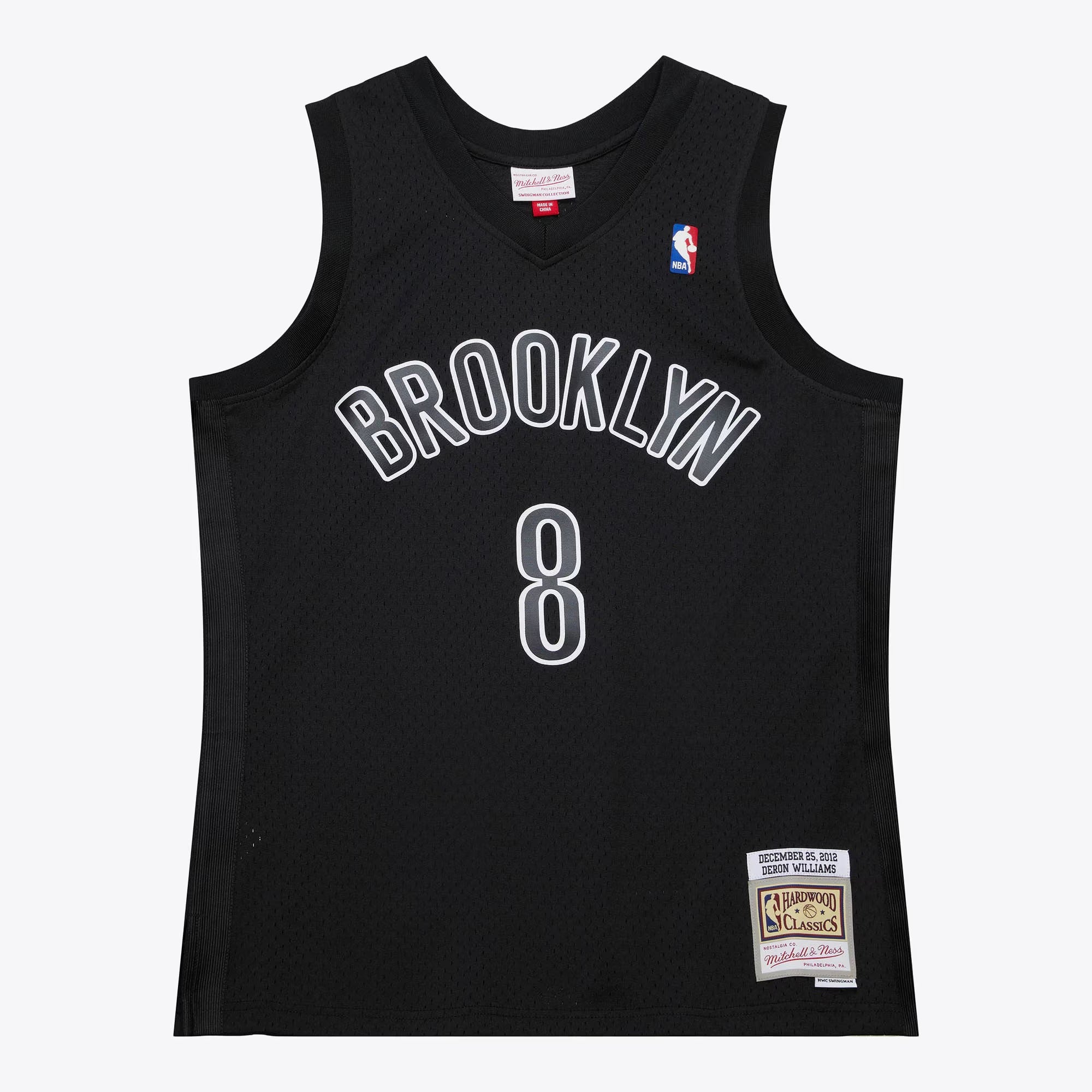 MENS MITCHELL & NESS NBA DAY JERSEY NETS 2012 DERON WILLIAMS