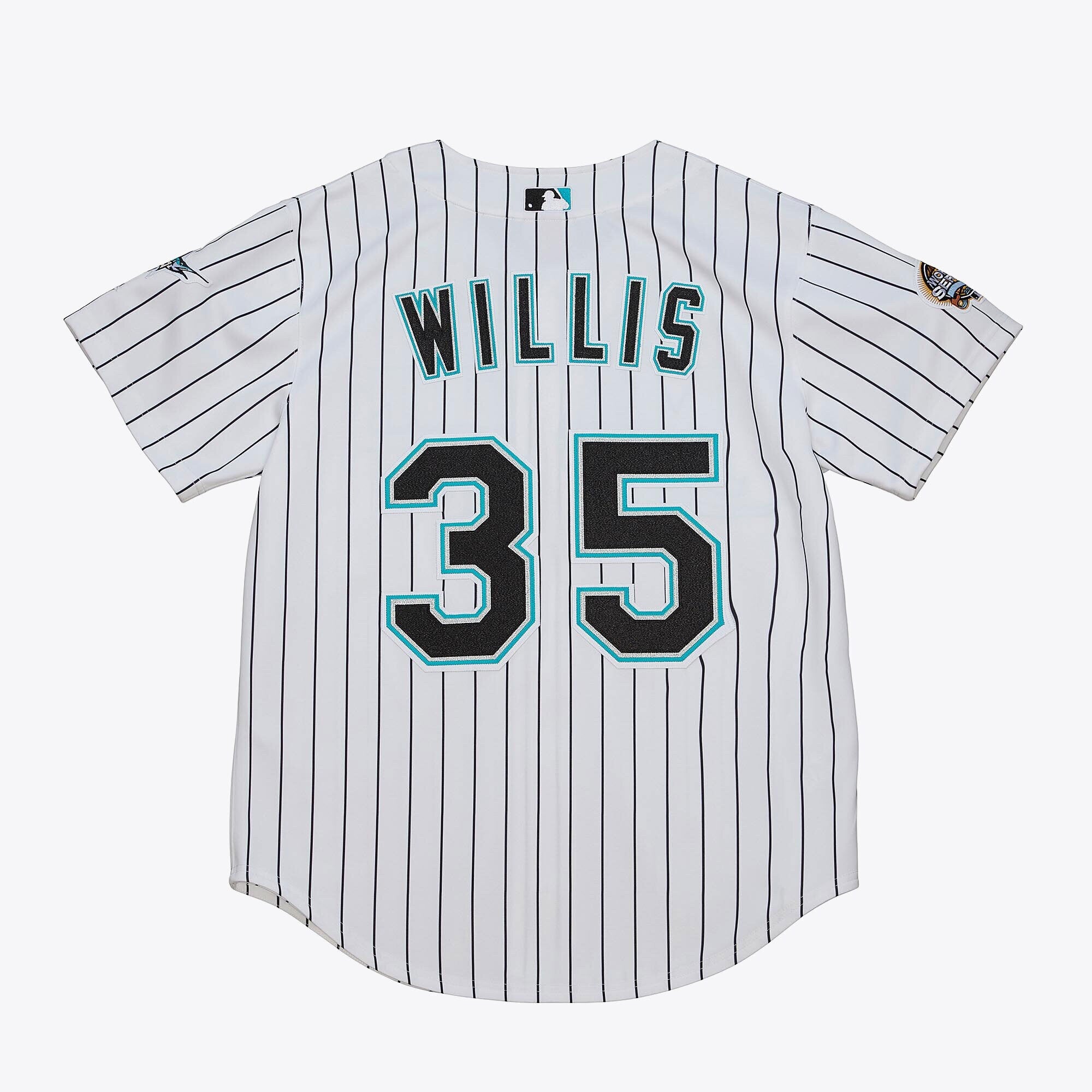Mens Mitchell & Ness MLB HOME WORLD SERIES JERSEY MARLINS 2003 DONTRELLE WILLIS