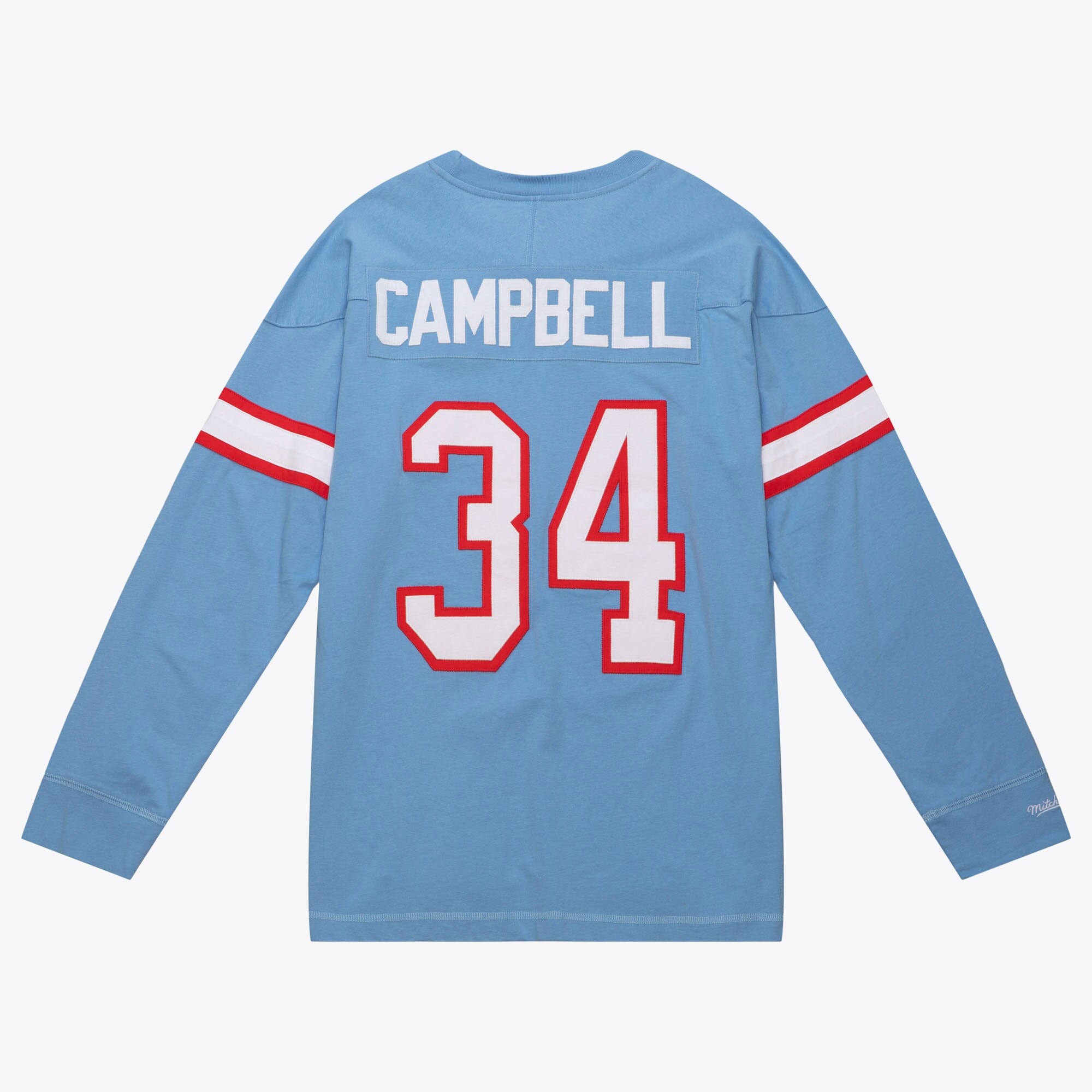 Mens Mitchell & Ness NFL N&N LS TEE OILERS 1980 EARL CAMPBELL