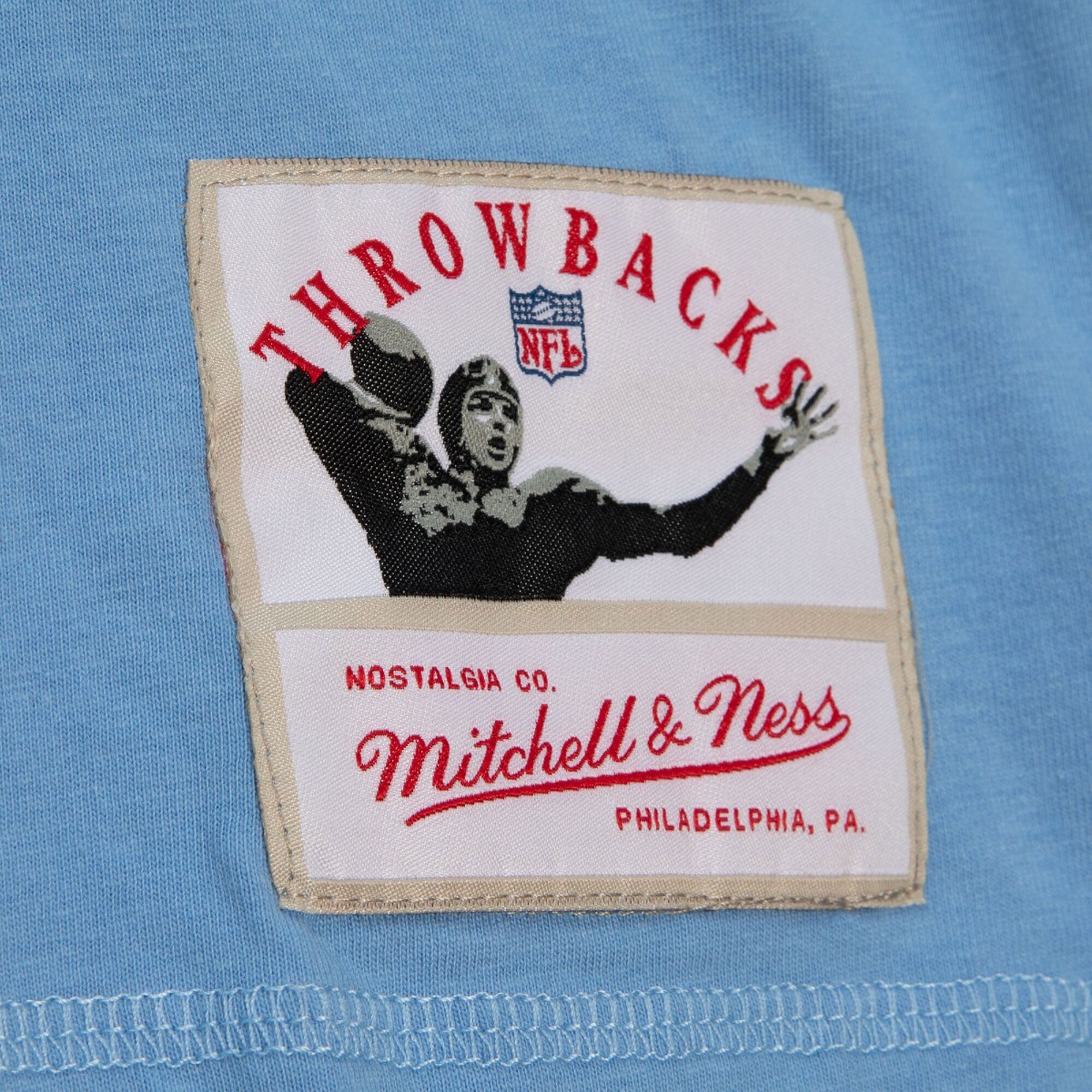 Mens Mitchell & Ness NFL N&N LS TEE OILERS 1980 EARL CAMPBELL