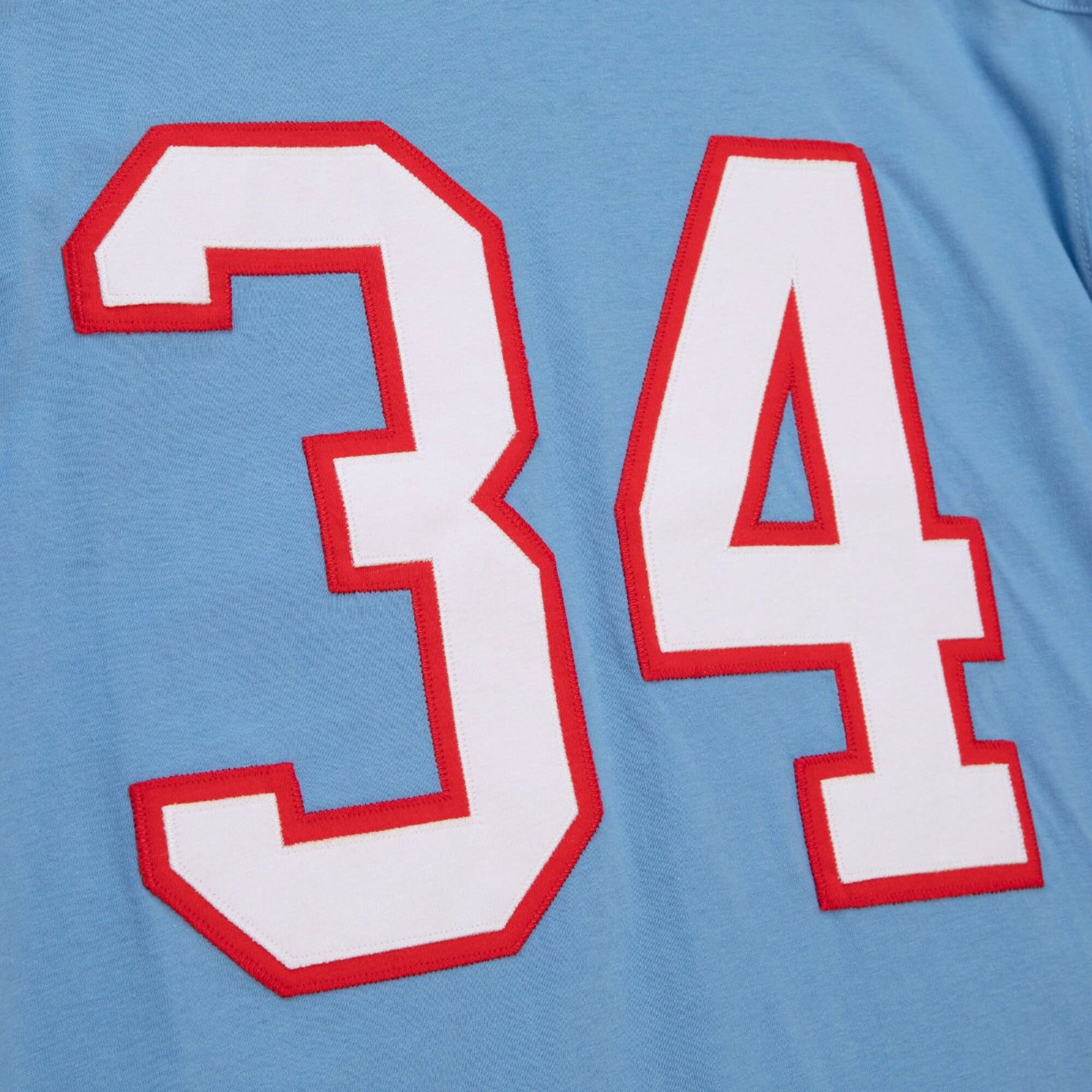 Mens Mitchell & Ness NFL N&N LS TEE OILERS 1980 EARL CAMPBELL