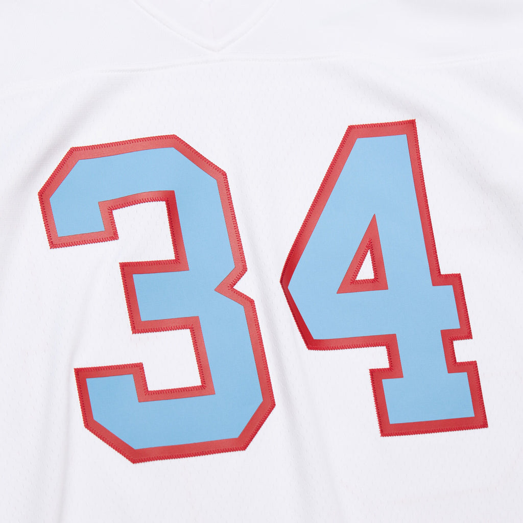 Mens Mitchell & Ness NFL WHITE JERSEY OILERS 1979 EARL CAMPBELL