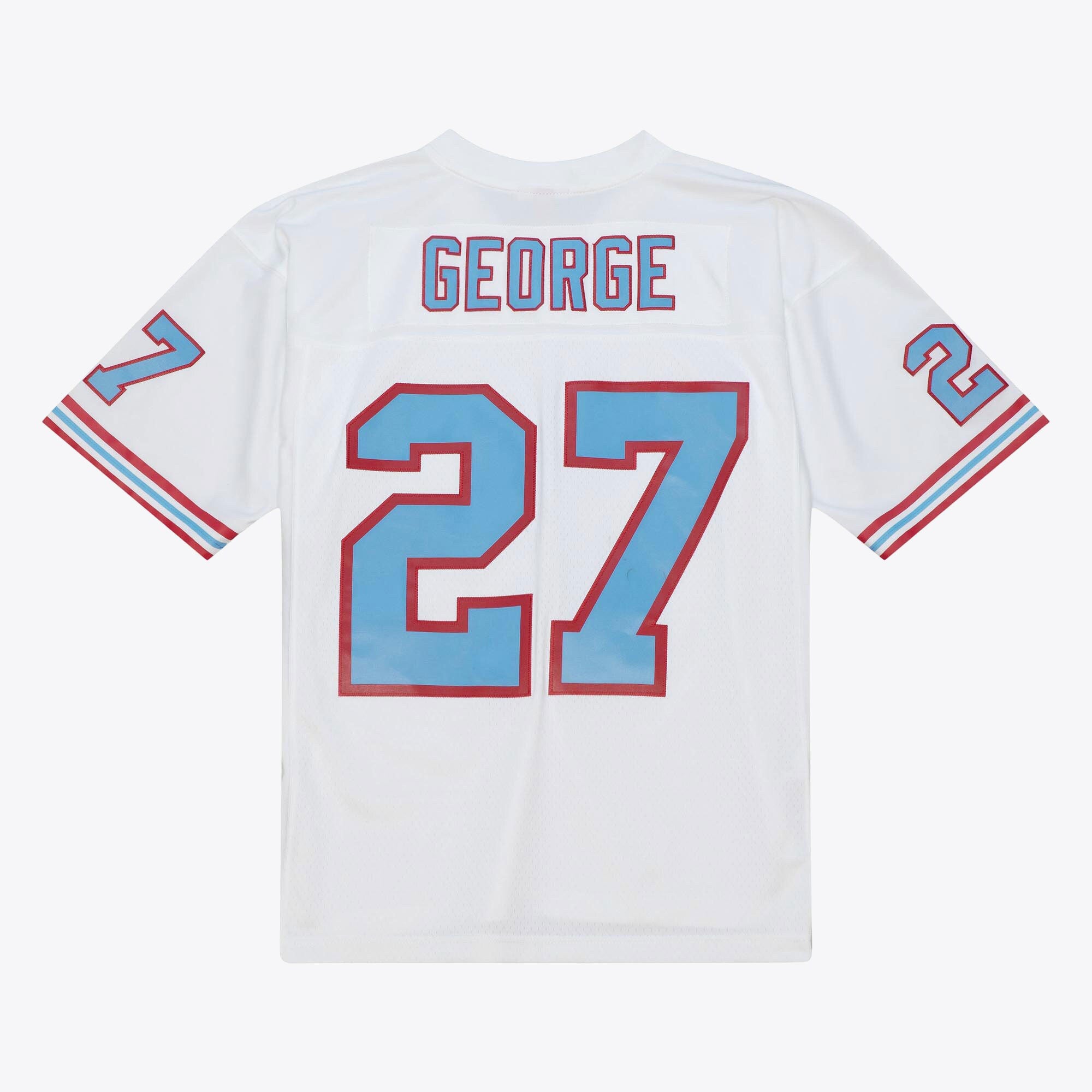 Mens Mitchell & Ness NFL WHITE JERSEY OILERS 1998 EDDIE GEORGE