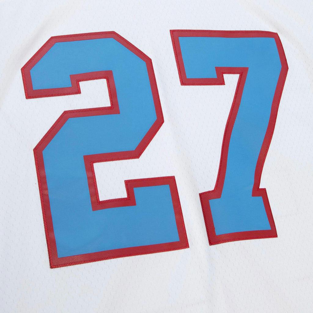 Mens Mitchell & Ness NFL WHITE JERSEY OILERS 1998 EDDIE GEORGE