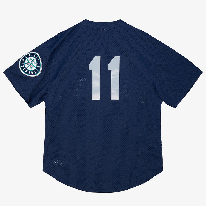 MENS MITCHELL & NESS MLB AUTHENTIC BP JERSEY - MARINERS 1995 EDGAR MARTINEZ