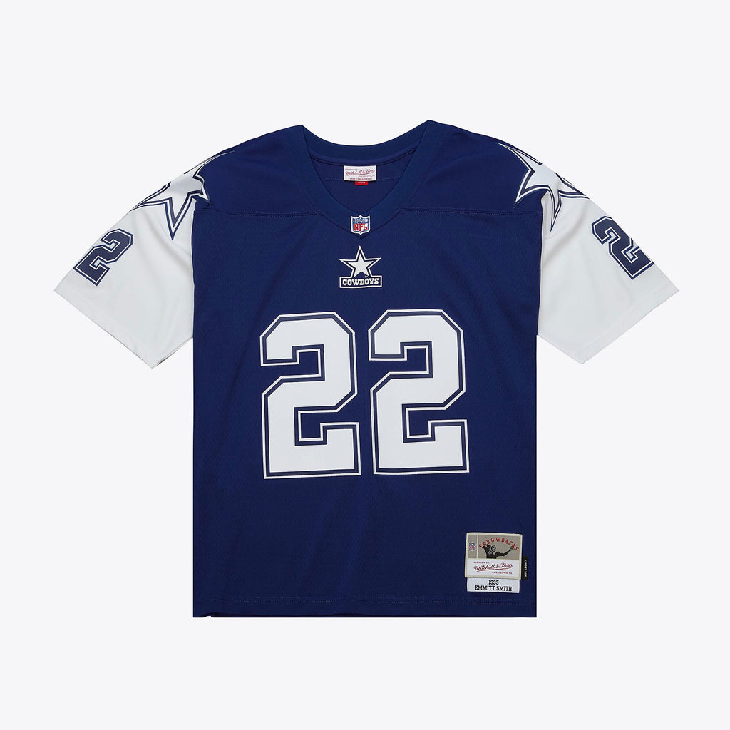 Mens Mitchell & Ness NFL DARK JERSEY COWBOYS 1995 EMMITT SMITH