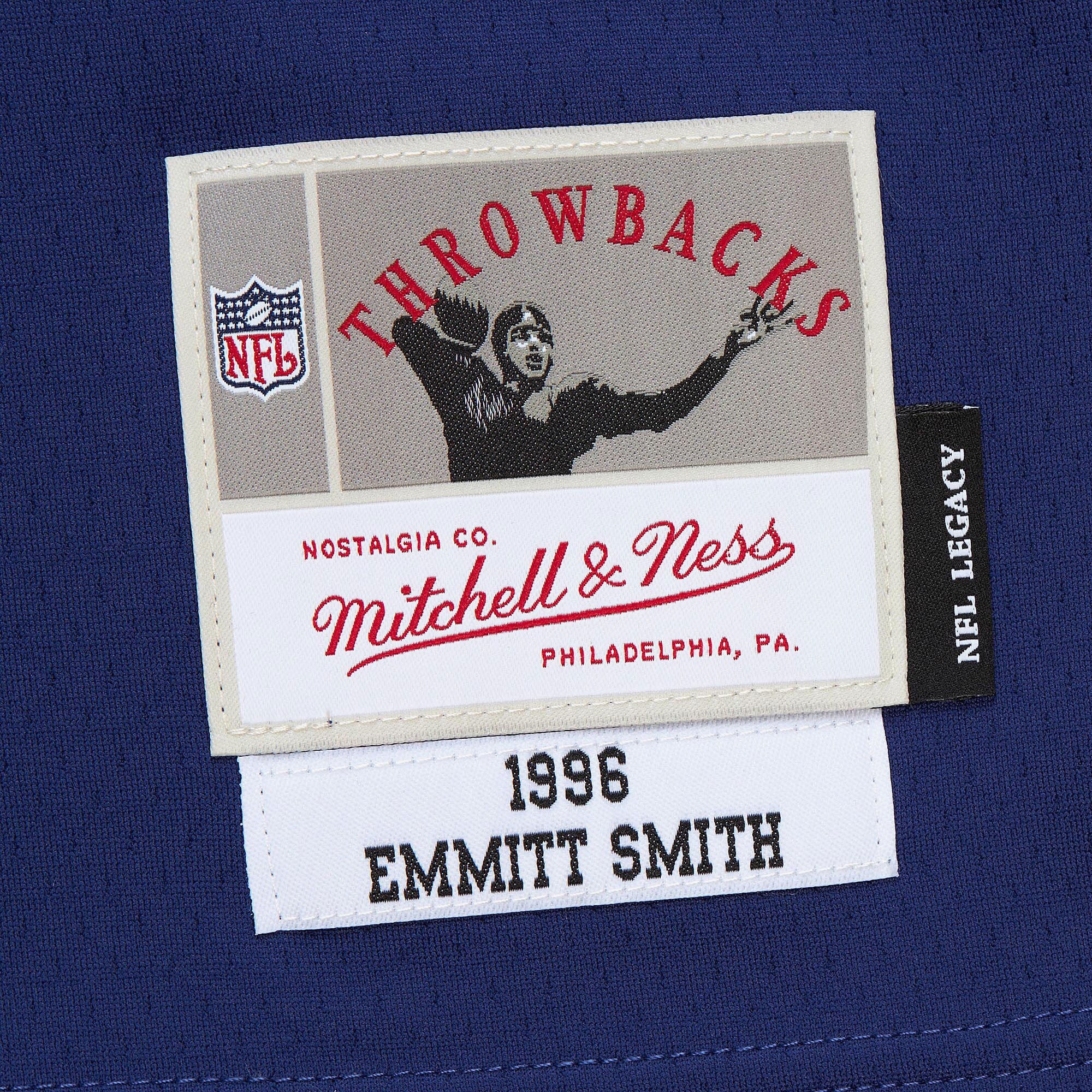 MENS MITCHELL & NESS NFL DARK JERSEY COWBOYS 1996 EMMITT SMITH