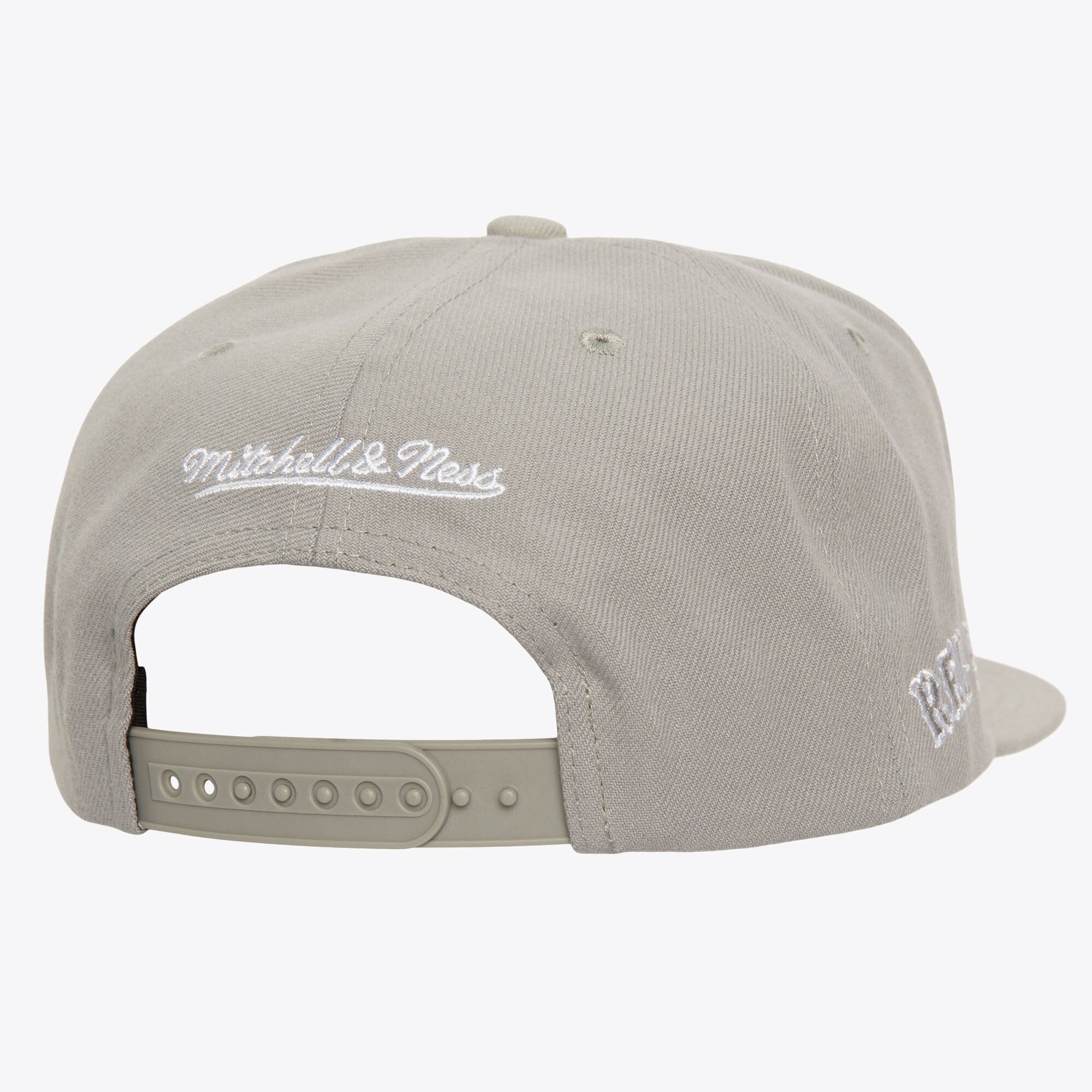 MENS MITCHELL & NESS MLB EVERGREEN GREY WHITE SNAPBACK RED SOX