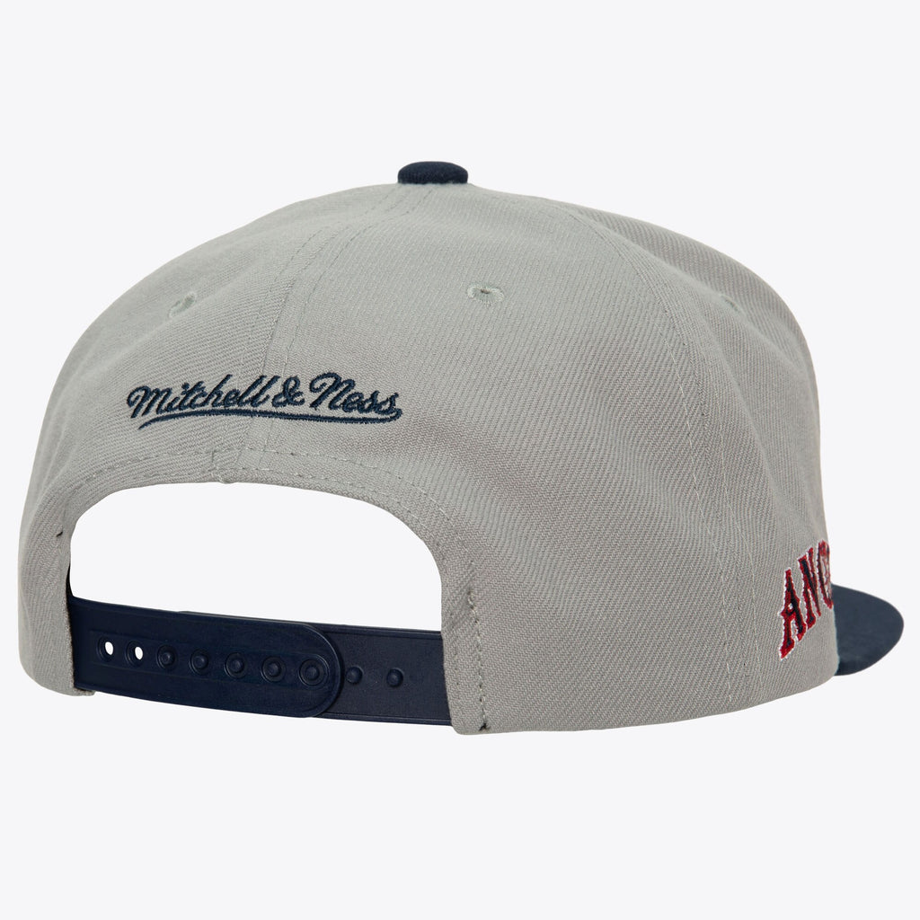 MENS MITCHELL & NESS MLB AWAY SNAPBACK COOP ANGELS - GREY