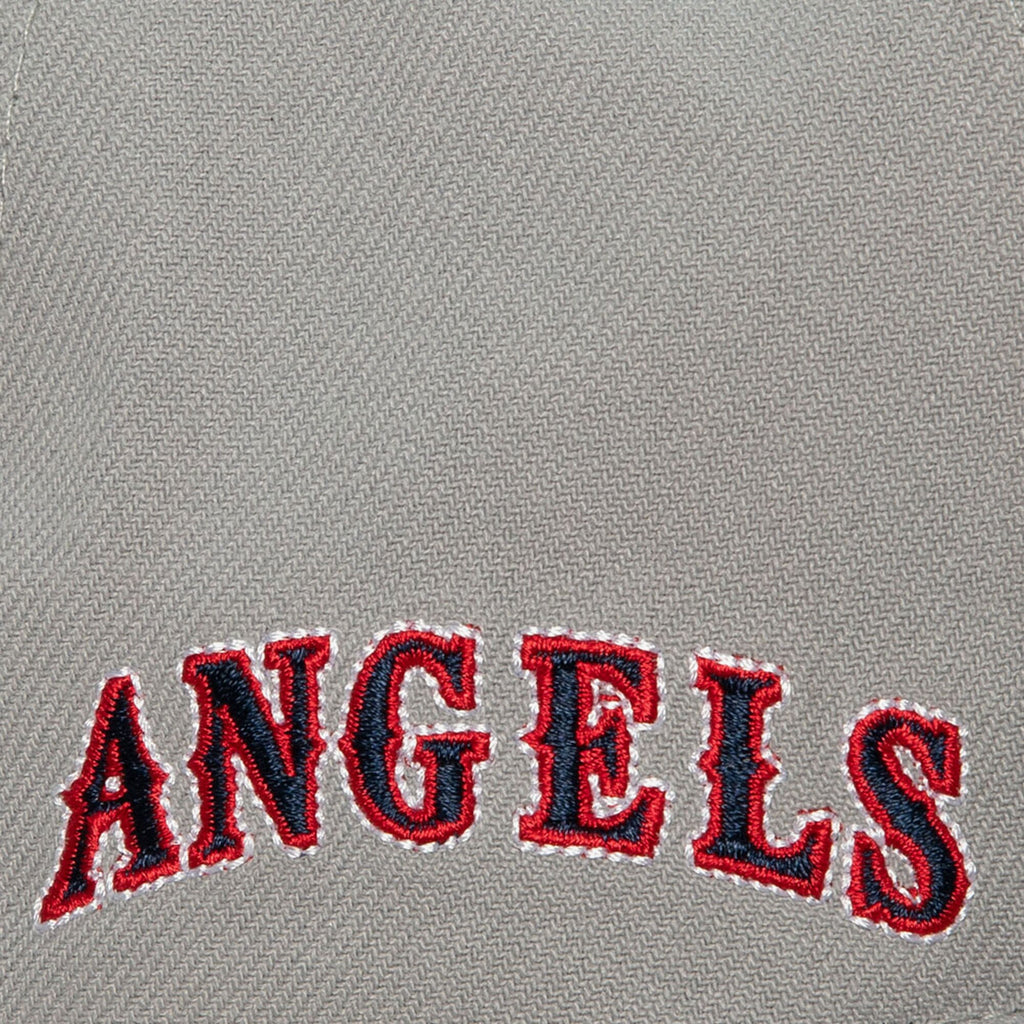 MENS MITCHELL & NESS MLB AWAY SNAPBACK COOP ANGELS - GREY