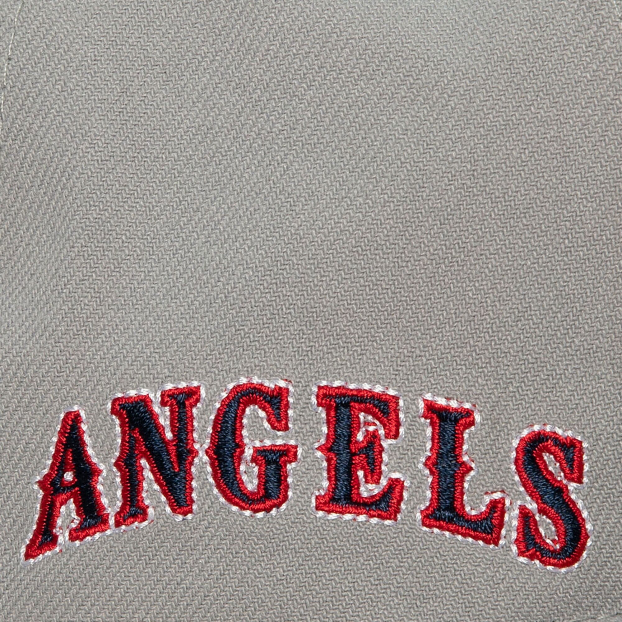 MENS MITCHELL & NESS MLB AWAY SNAPBACK COOP ANGELS - GREY