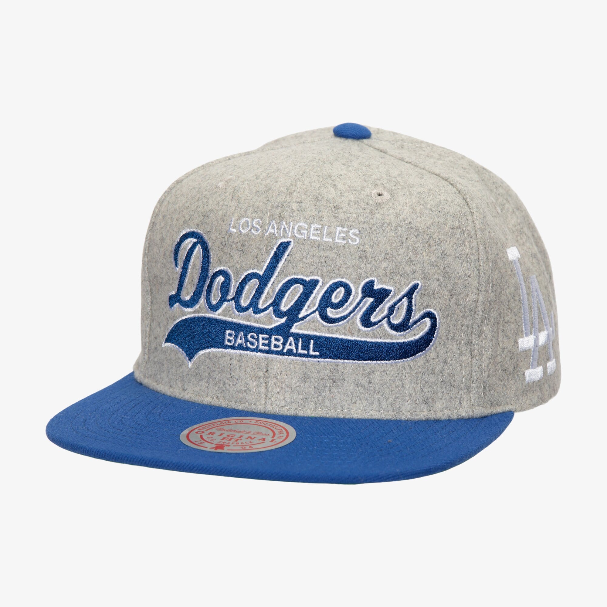 MENS MITCHELL & NESS MLB TAILSWEEP 2.0 MELTON SNAPBACK DODGERS