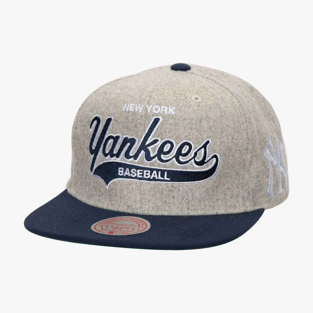 Mens Mitchell & Ness MLB TAILSWEEP 2.0 MELTON SNAPBACK YANKEES