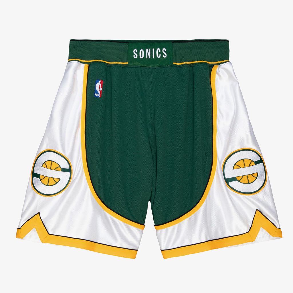 Mens Mitchell & Ness NBA AUTHENTIC ROAD SHORTS SUPERSONICS 07-08