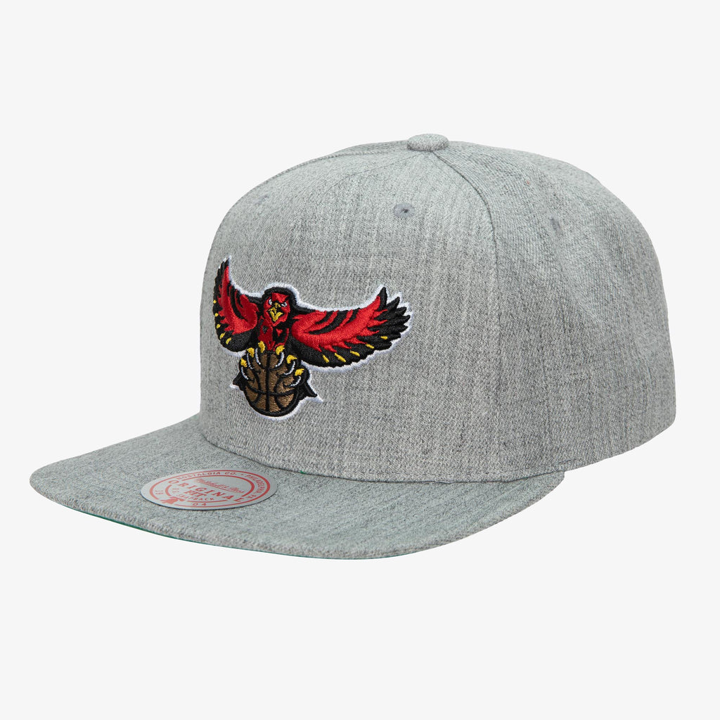 Mens Mitchell & Ness NBA TEAM HEATHER 2.0 SNAPBACK HWC HAWKS