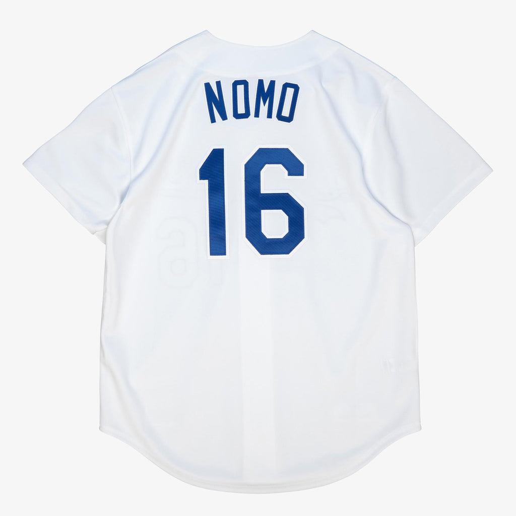 Mens Mitchell & Ness MLB WHITE JSY LA DODGERS 1997 NOMO